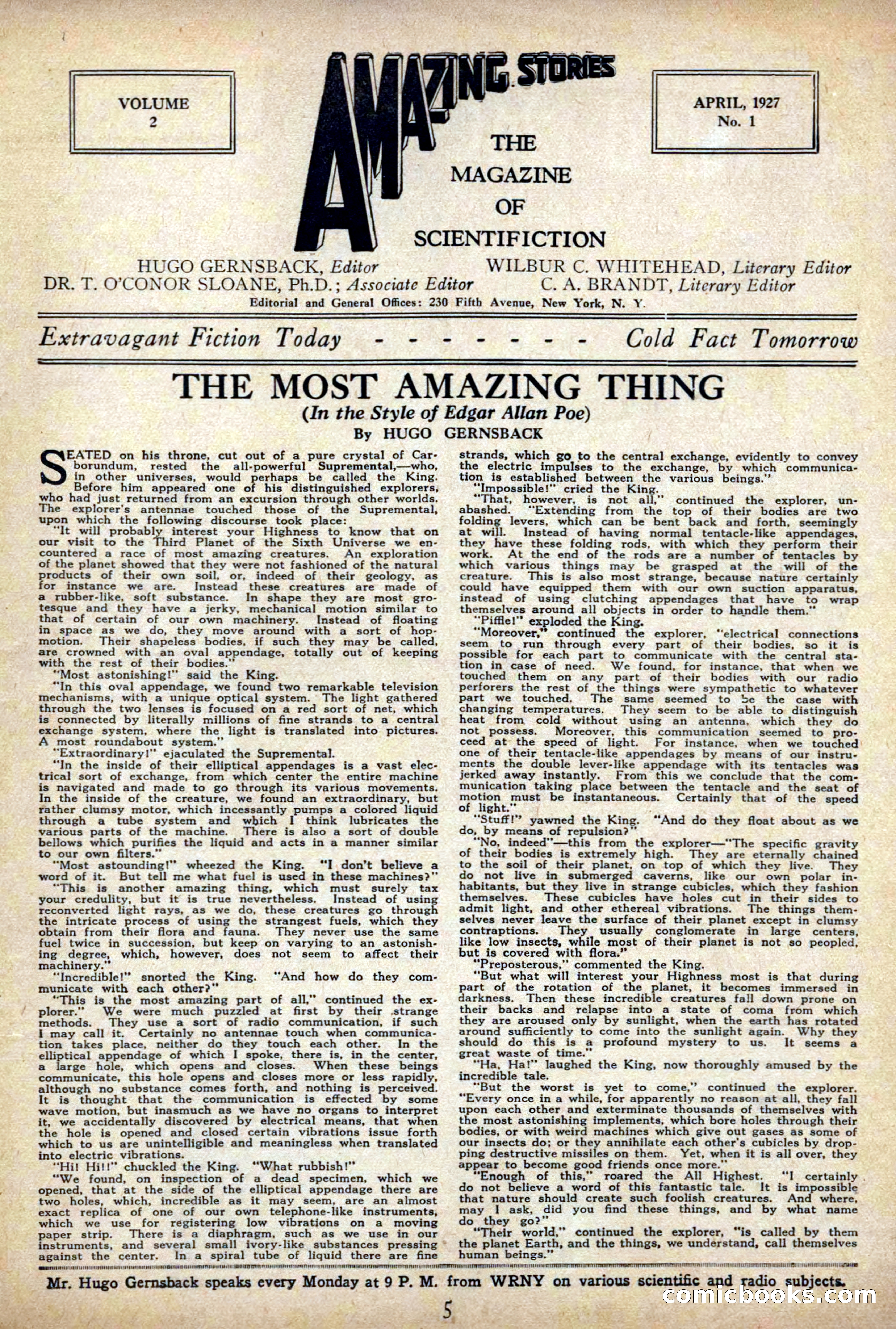 Amazing Stories, Vol. 2, No. 1 — page 6 of 108