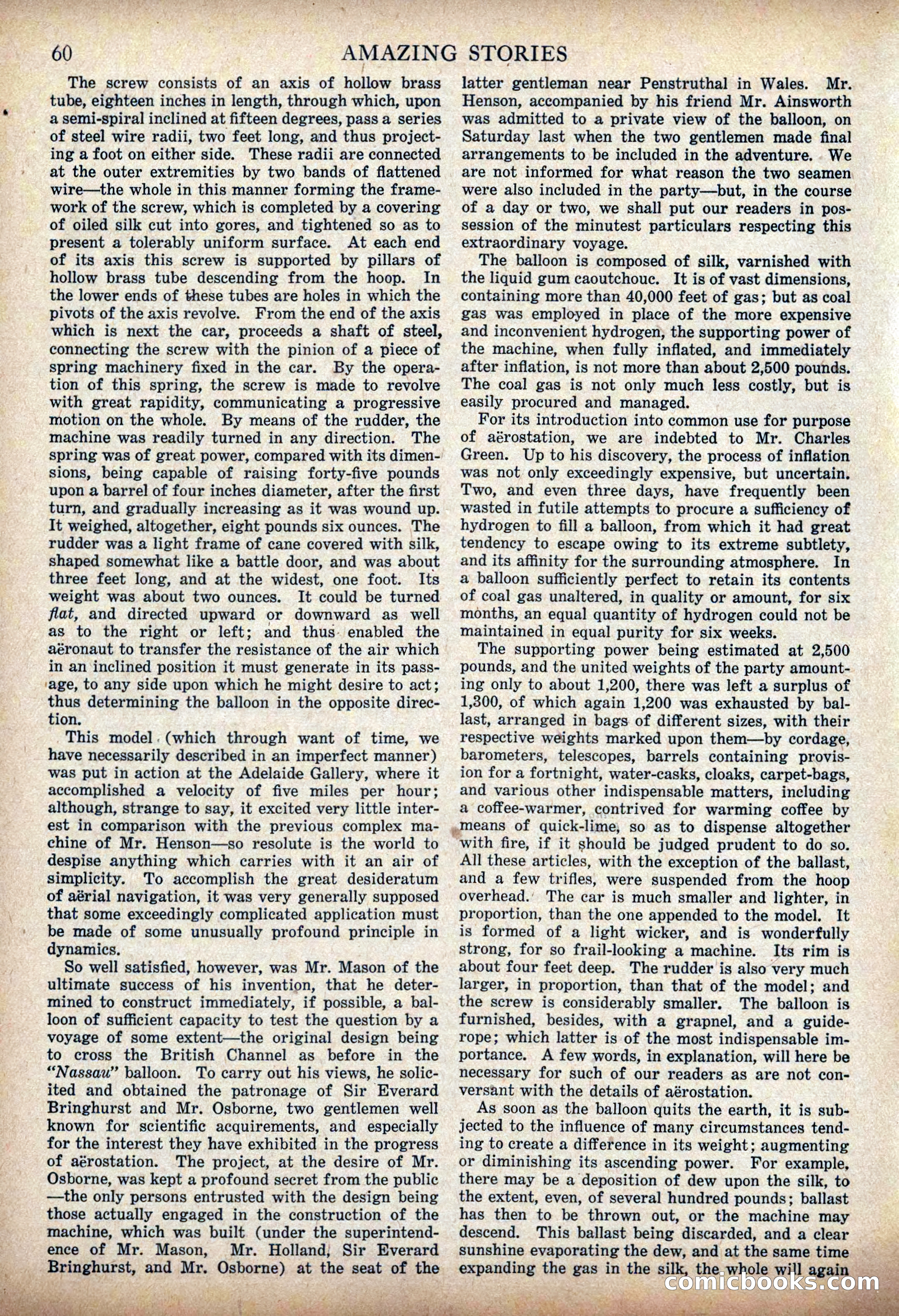 Amazing Stories, Vol. 2, No. 1 — page 61 of 108