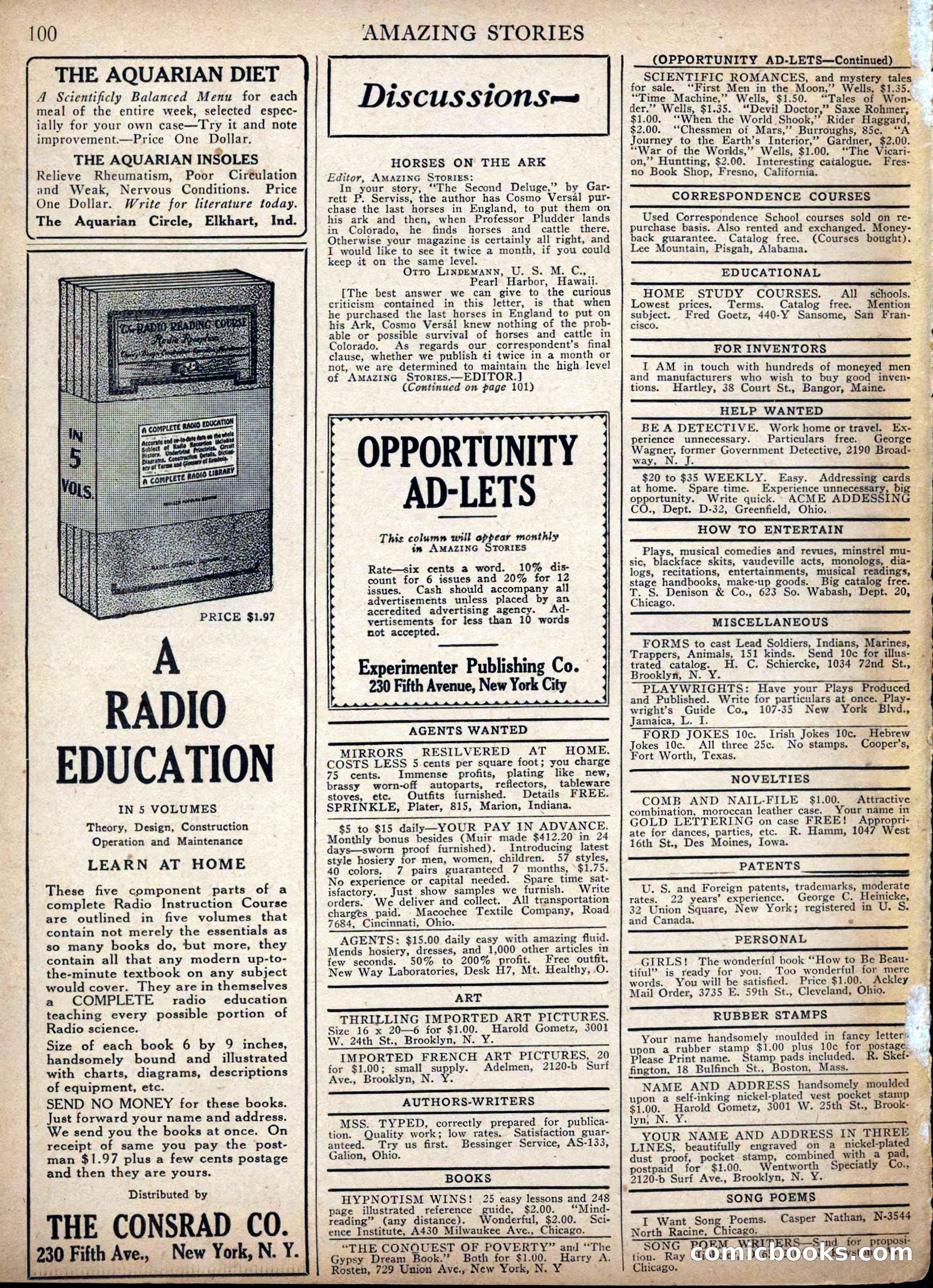 Amazing Stories, Vol. 2, No. 1 — page 101 of 108