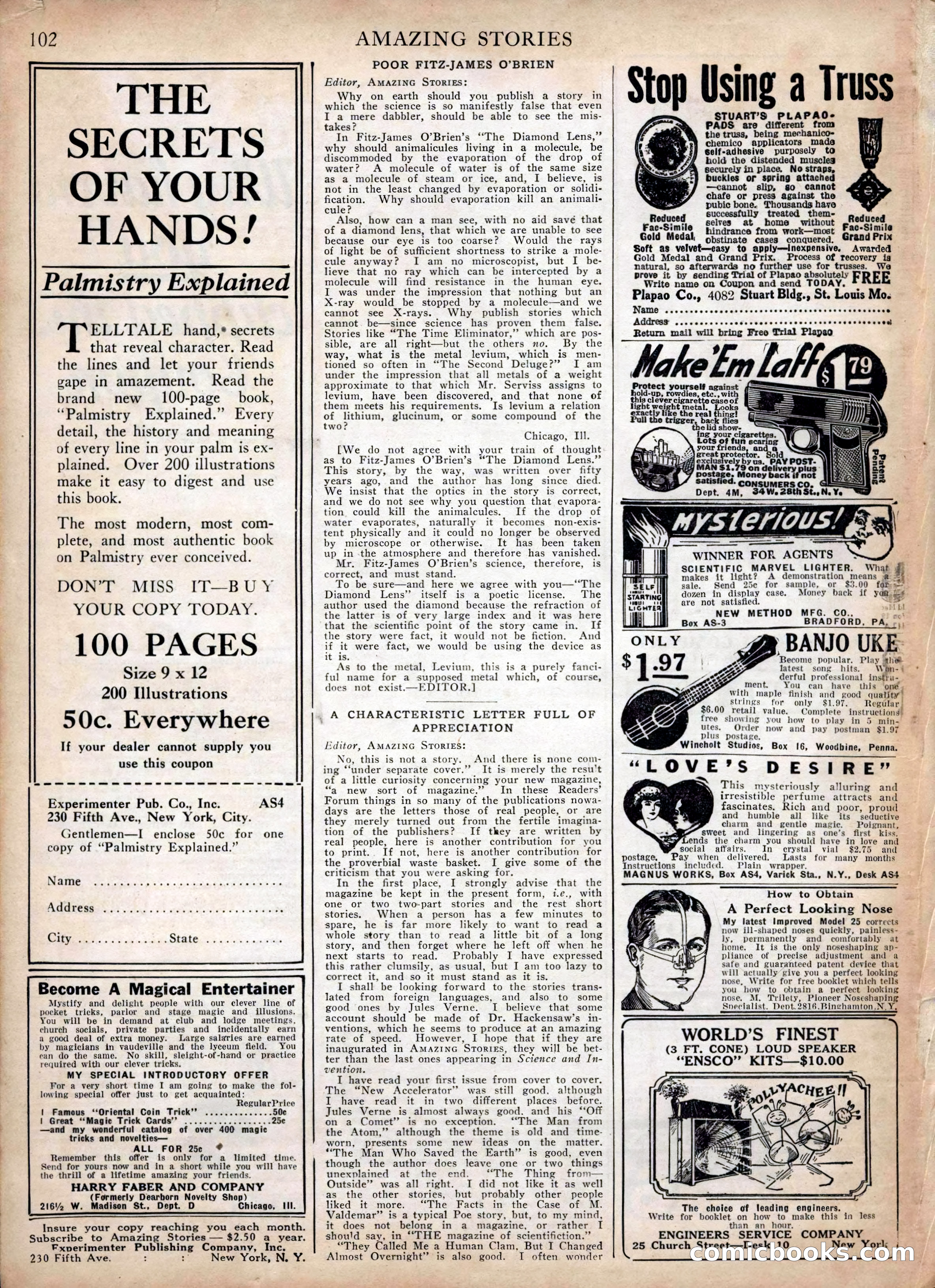 Amazing Stories, Vol. 2, No. 1 — page 103 of 108