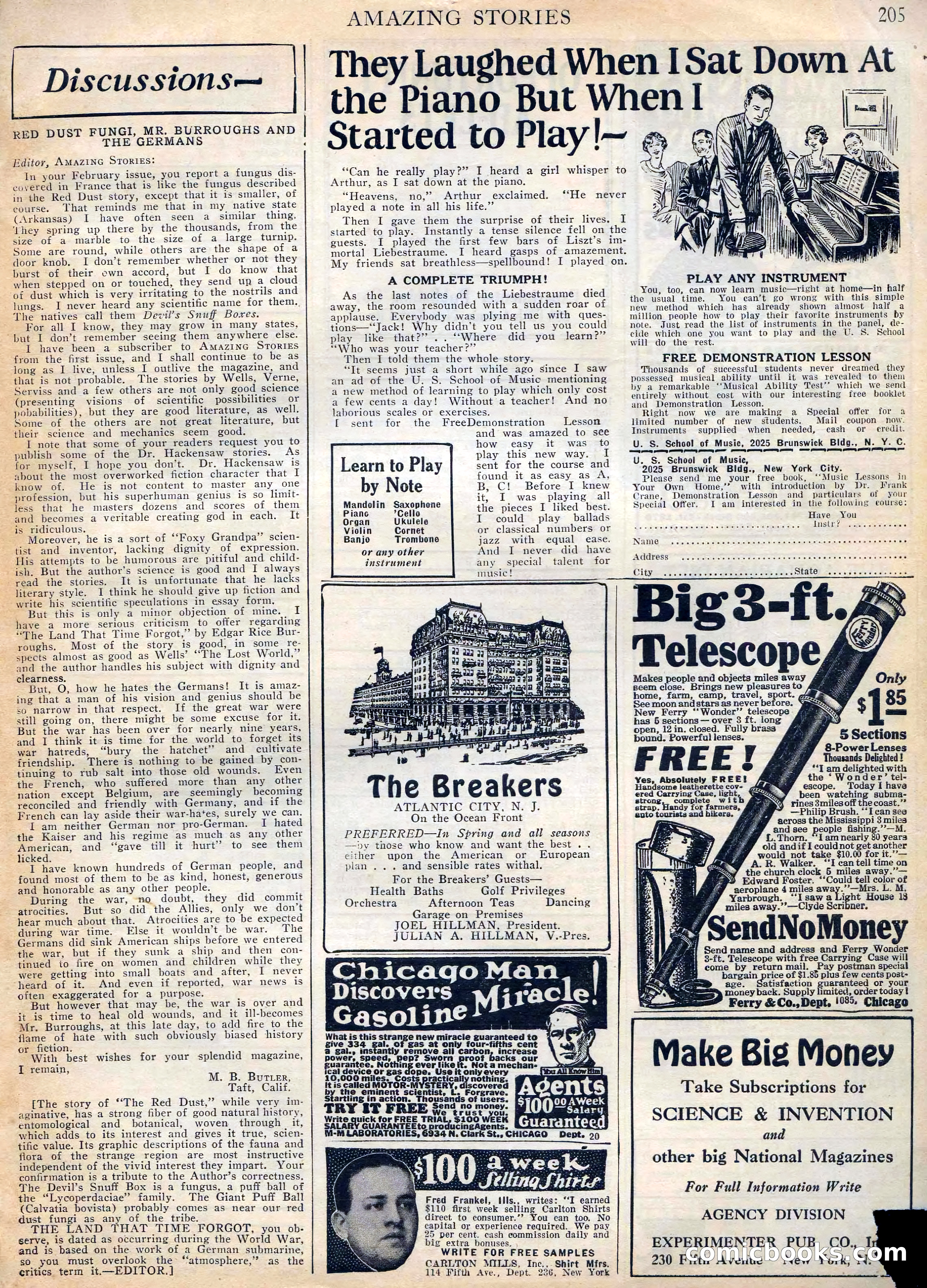 Amazing Stories, Vol. 2, No. 2 — page 101 of 105
