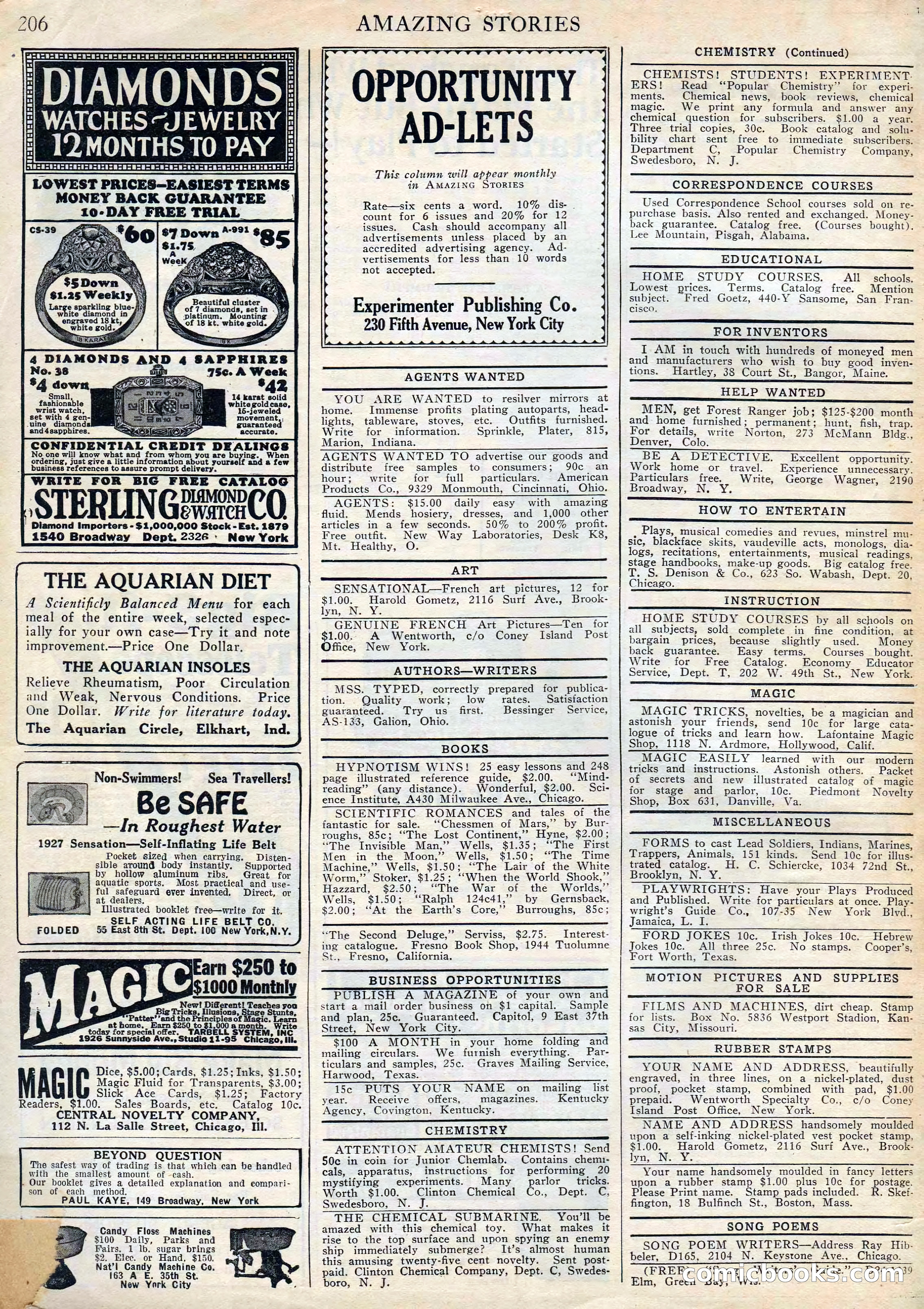 Amazing Stories, Vol. 2, No. 2 — page 102 of 105