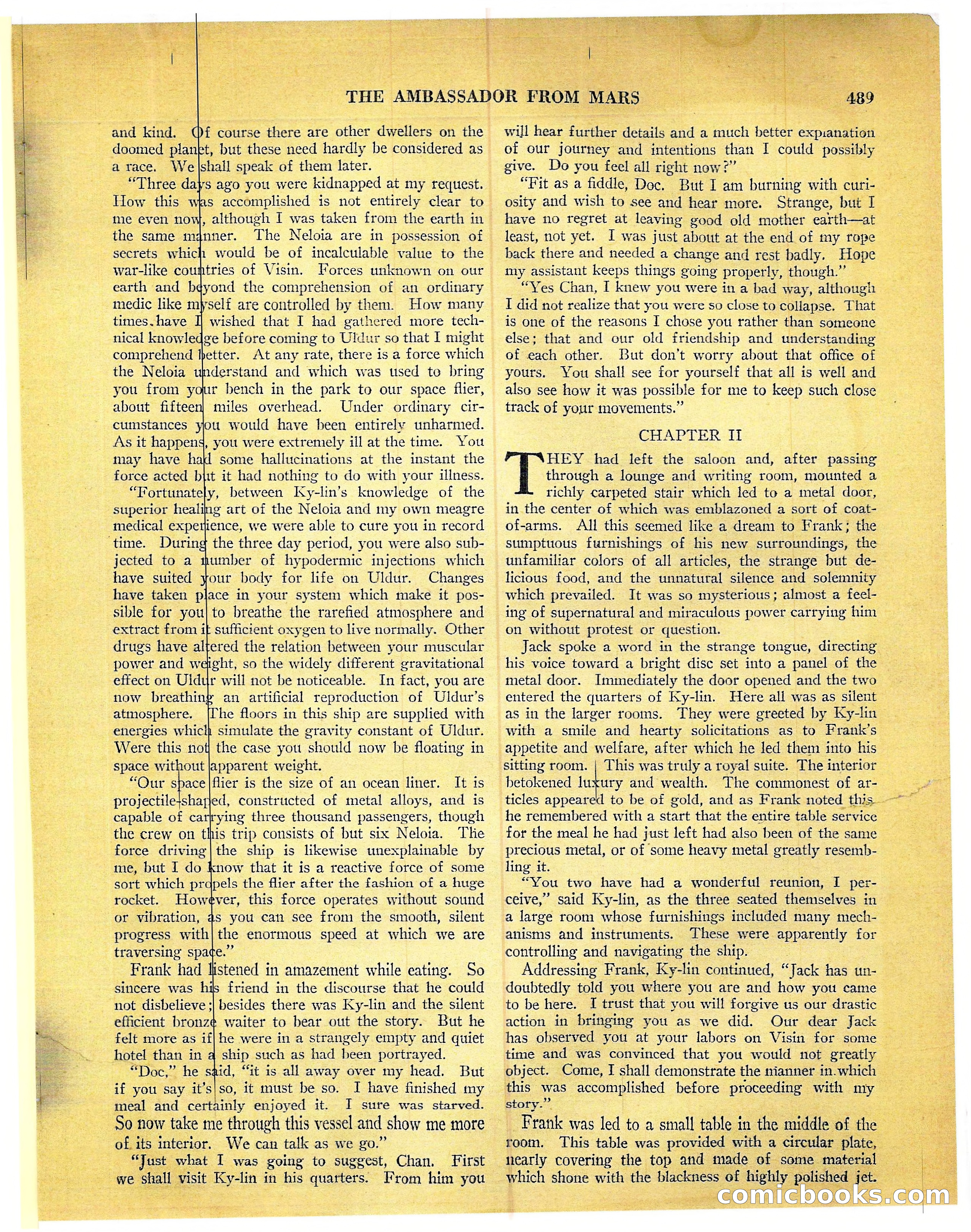Amazing Stories, Vol. 3 No. 6 — page 10: Pulp Fiction, 1928