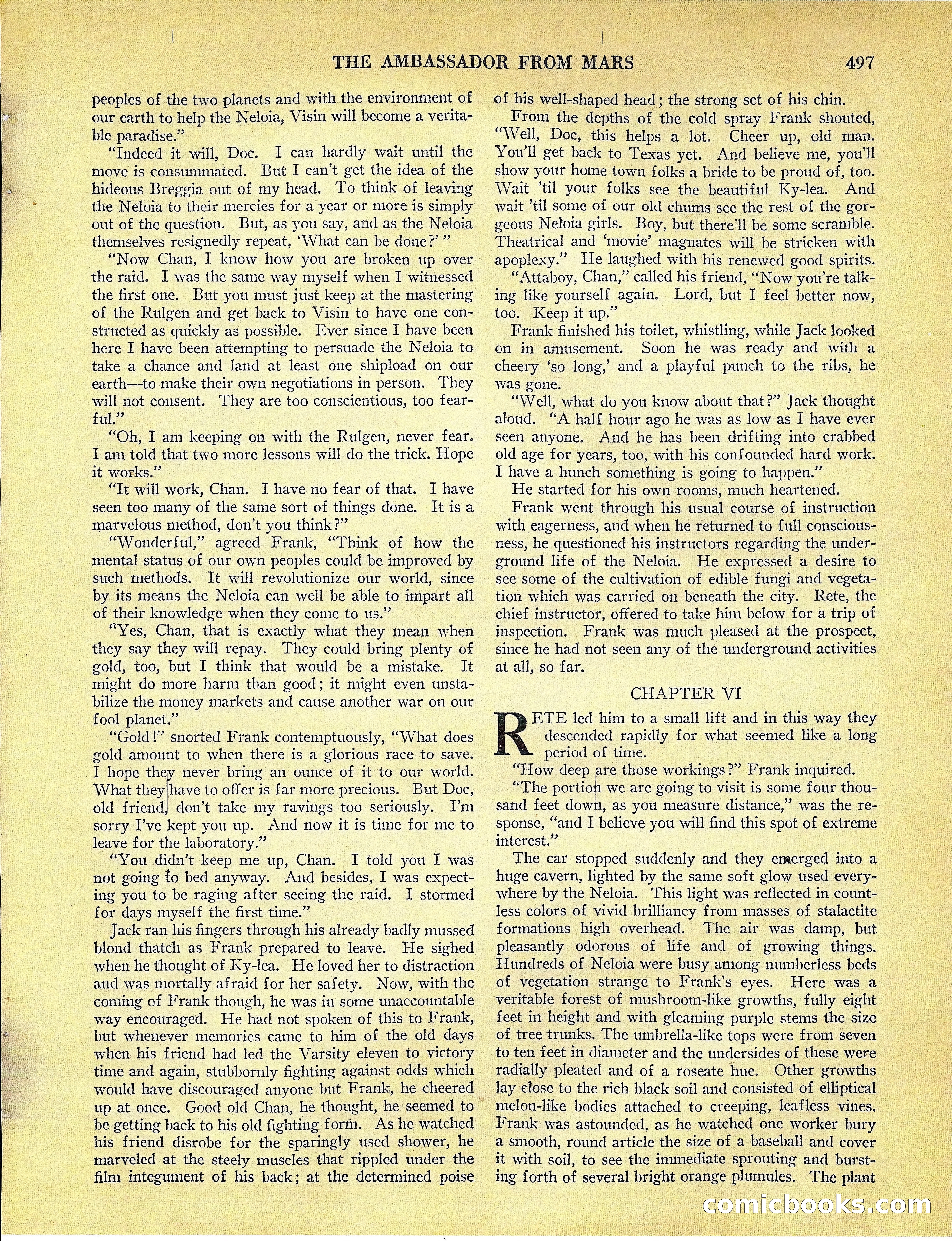 Amazing Stories, Vol. 3 No. 6 — page 18: Pulp Fiction, 1928