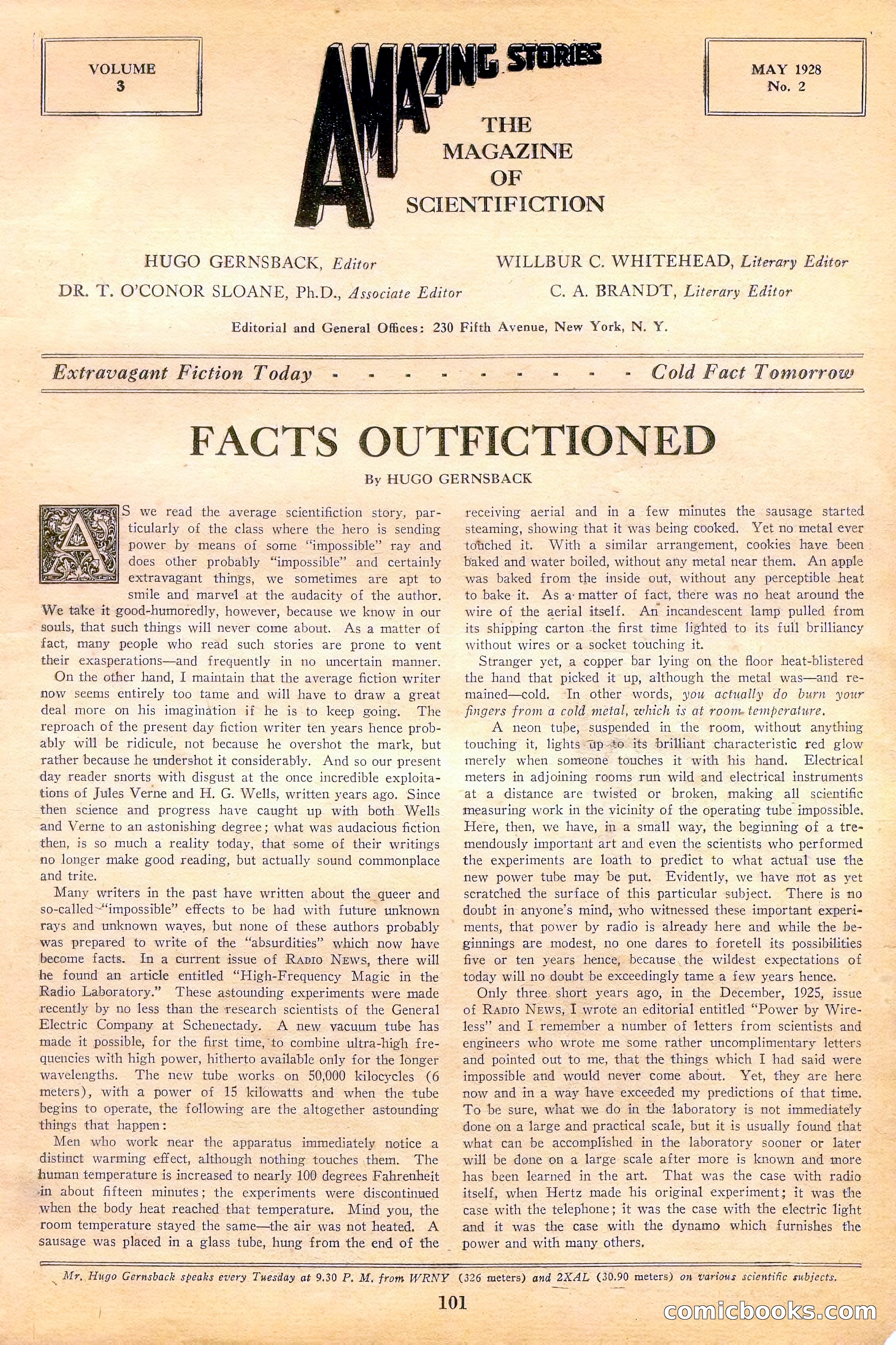 Amazing Stories, Vol. 3, No. 2 — page 6 of 100