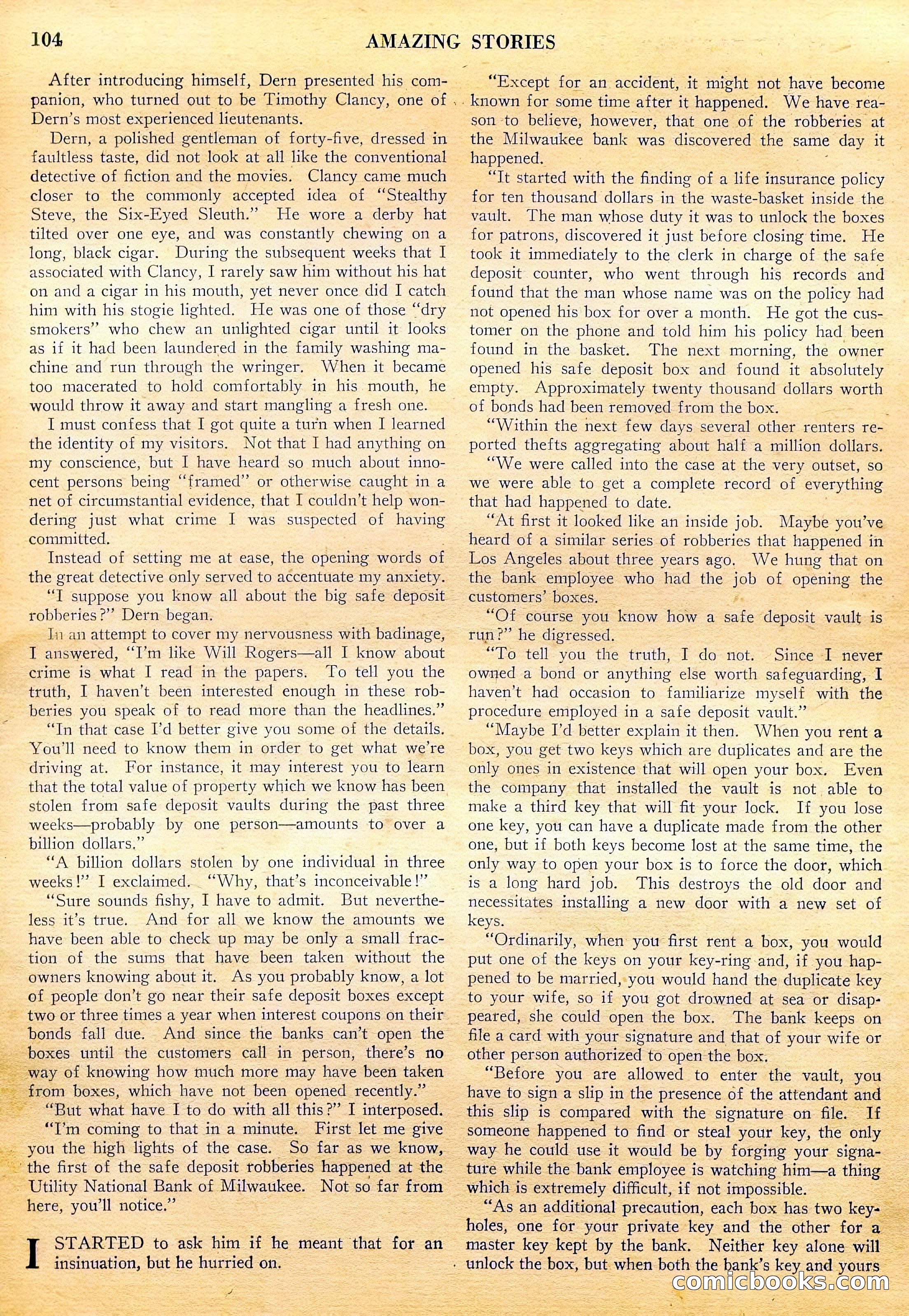 Amazing Stories, Vol. 3, No. 2 — page 9 of 100