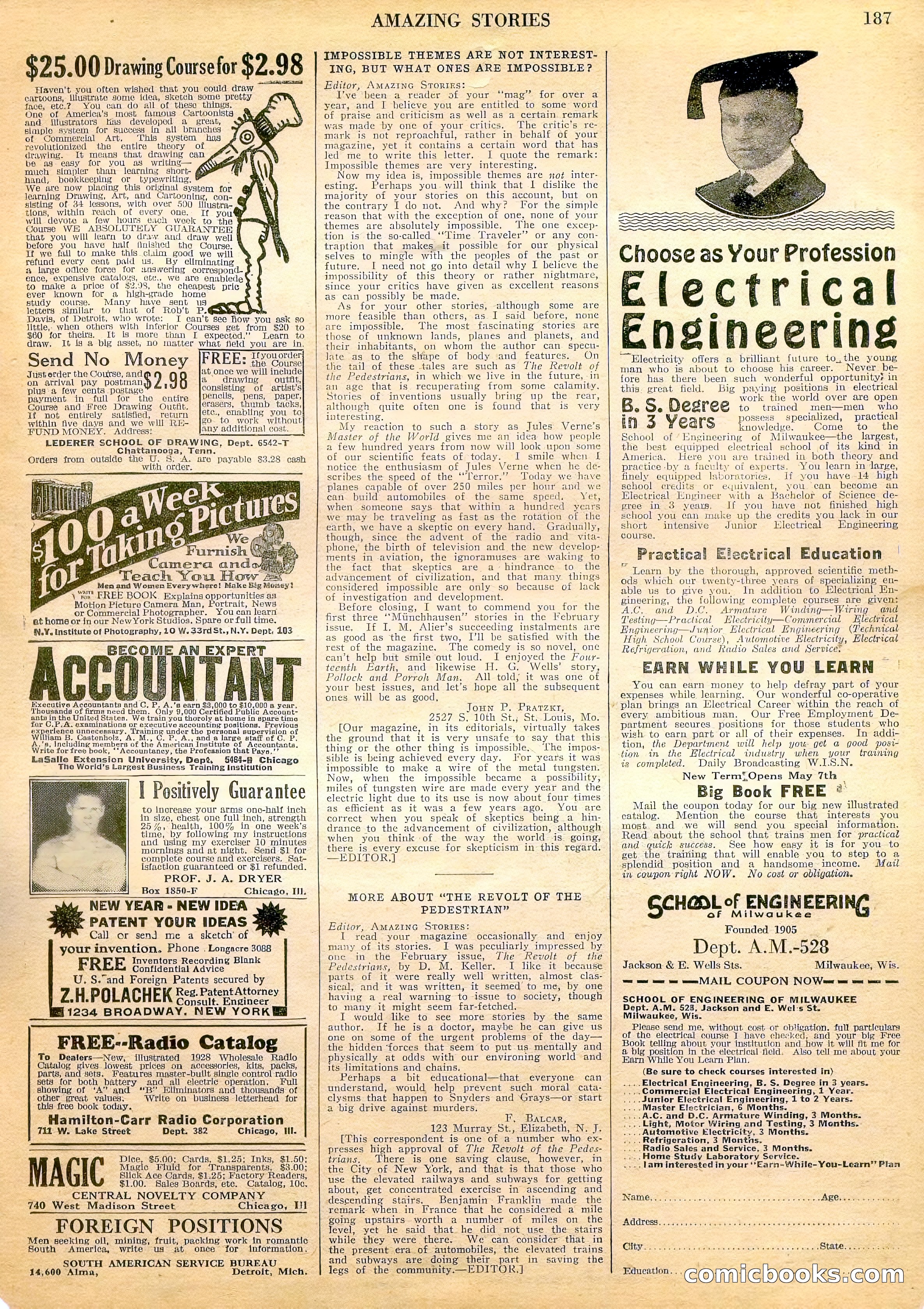 Amazing Stories, Vol. 3, No. 2 — page 92 of 100