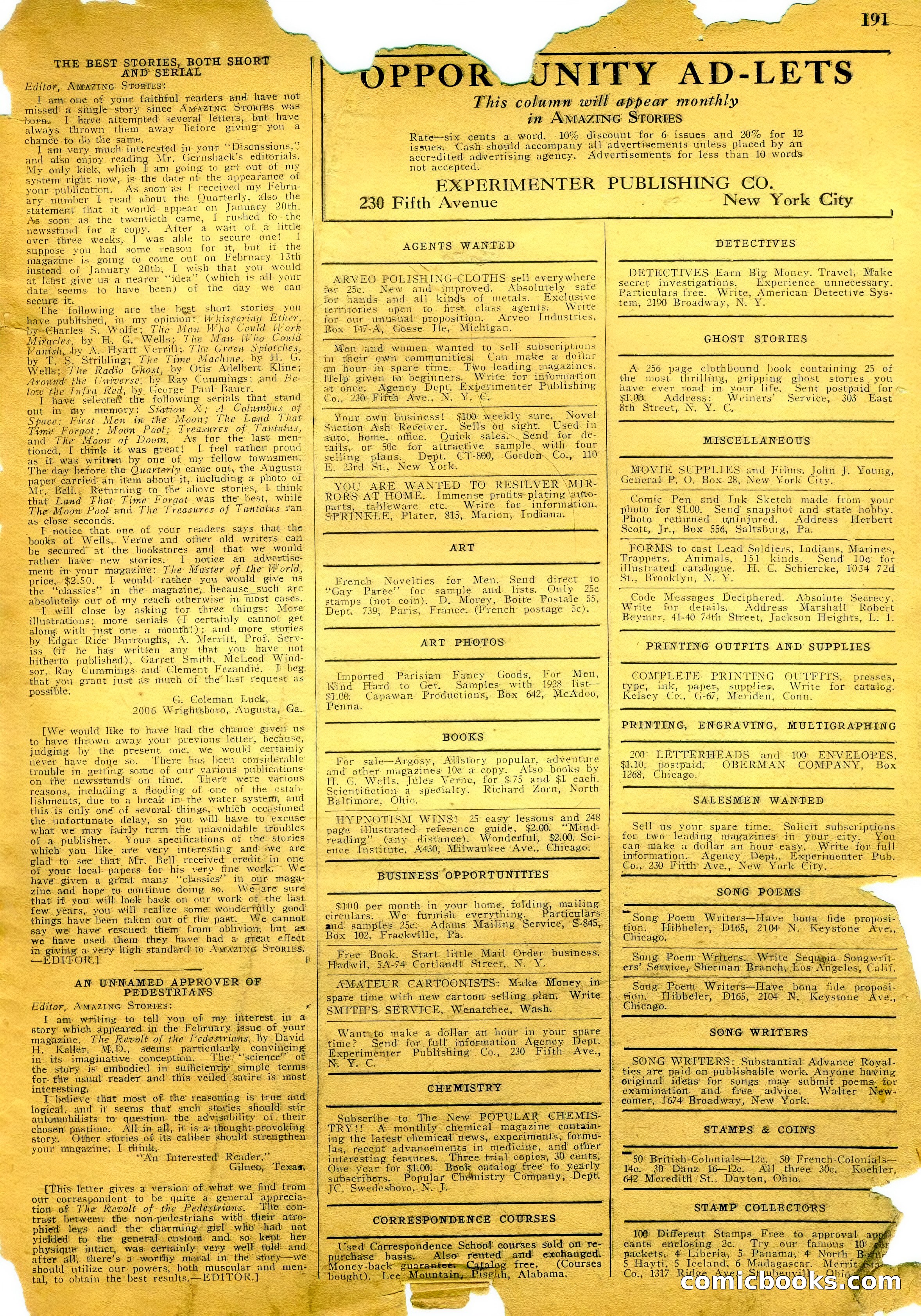 Amazing Stories, Vol. 3, No. 2 — page 96 of 100