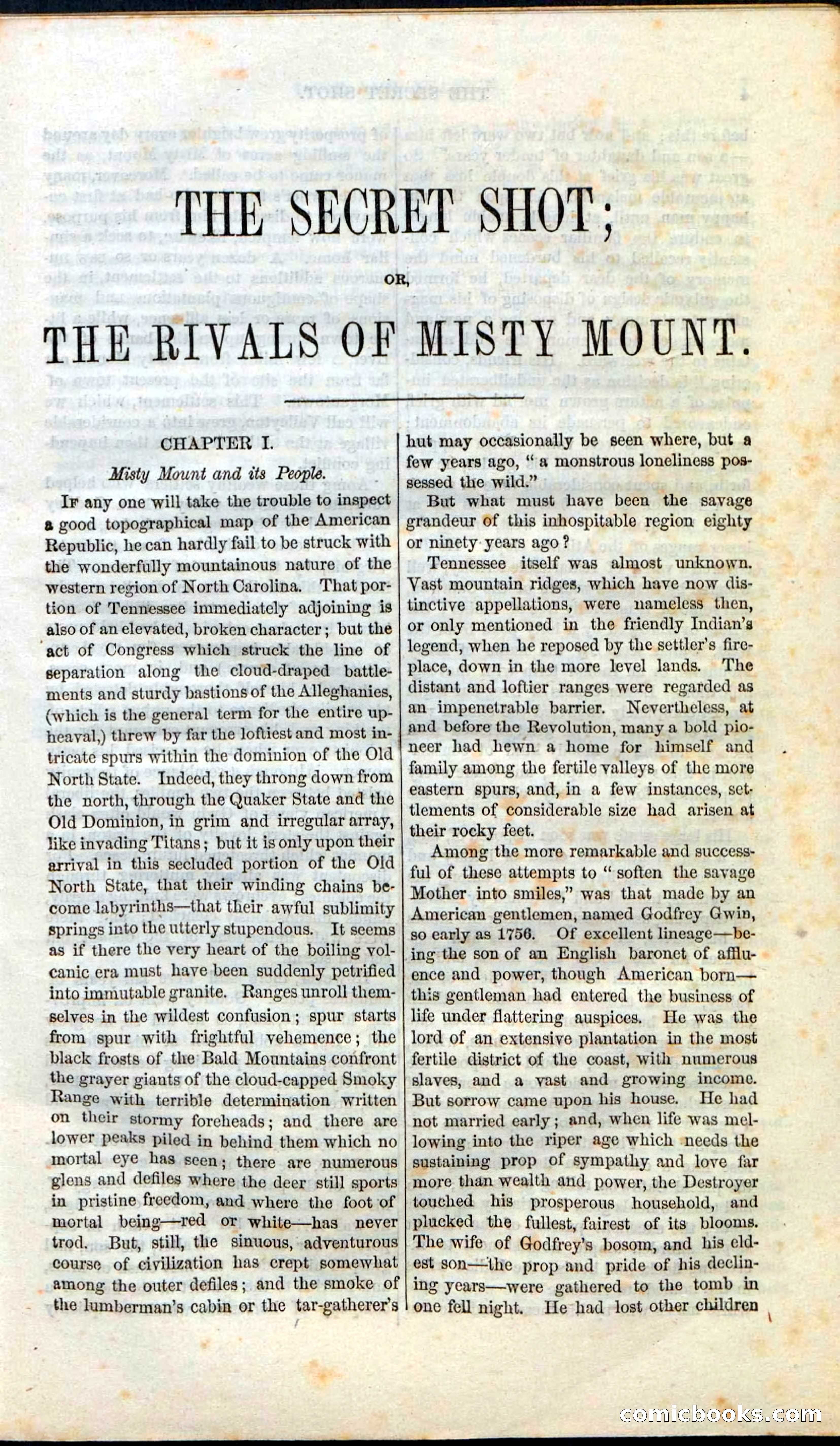 The Secret Shot; Or, The Rivals Of Misty Mount — page 5 of 52