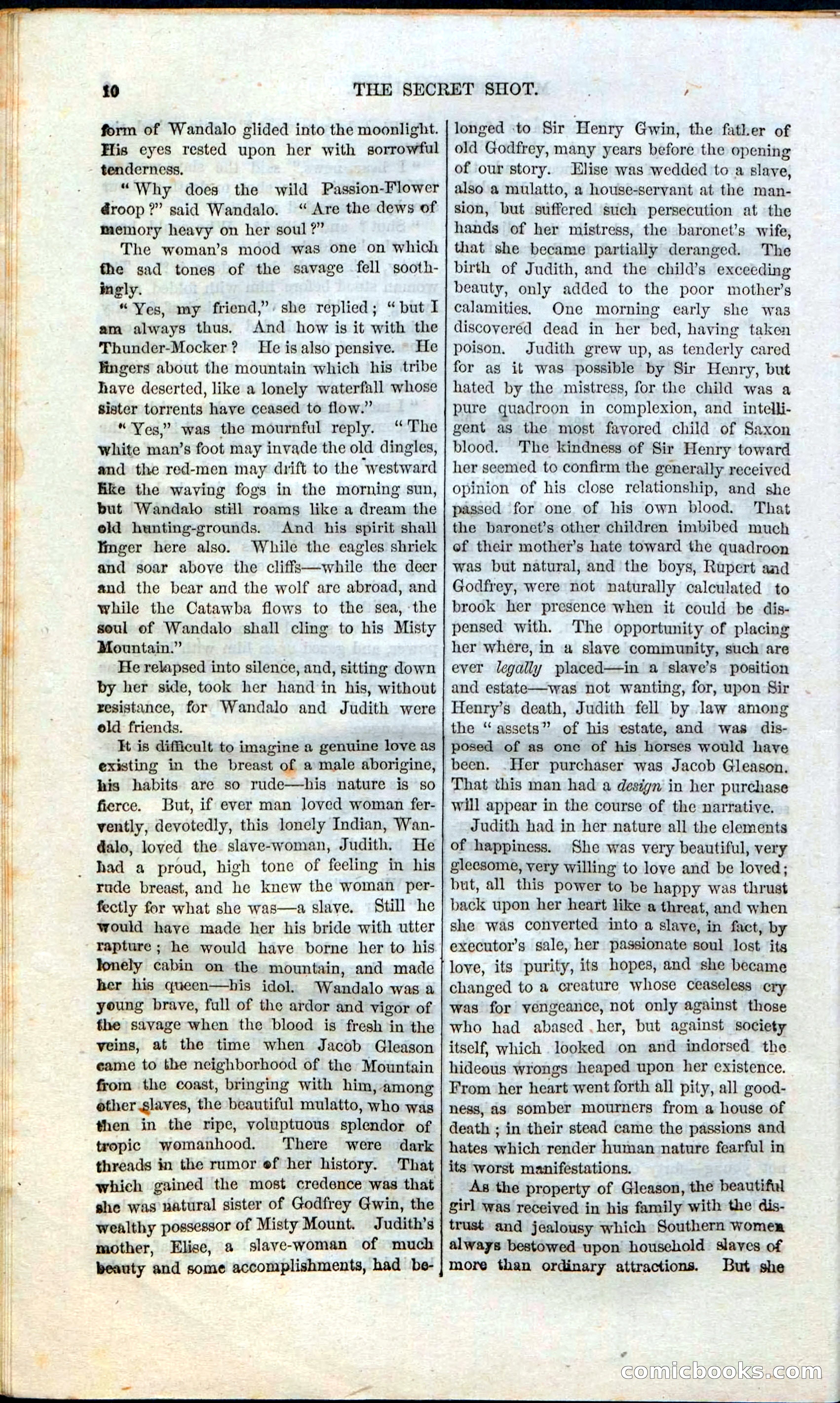 The Secret Shot; Or, The Rivals Of Misty Mount — page 12 of 52