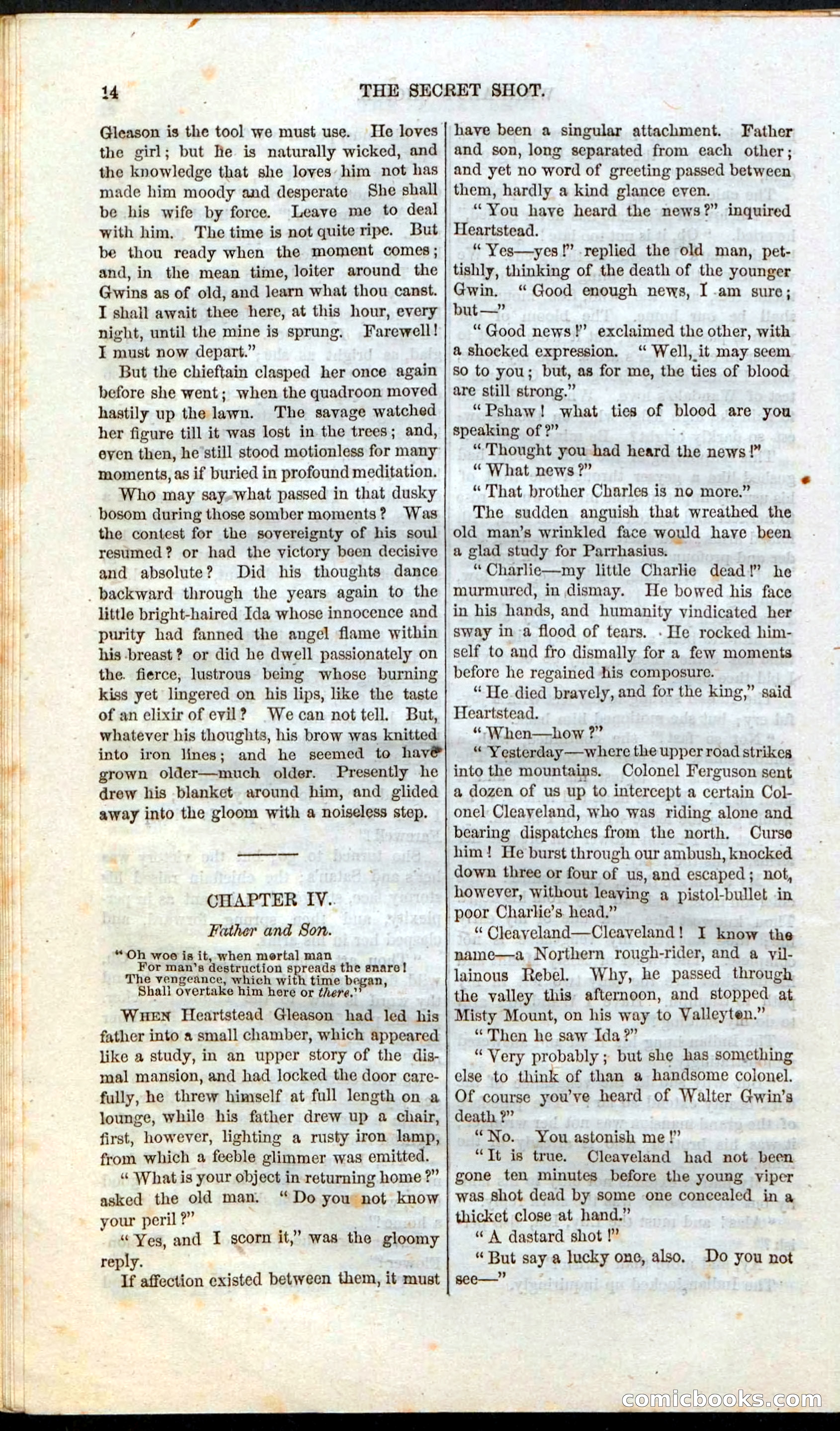 The Secret Shot; Or, The Rivals Of Misty Mount — page 16 of 52