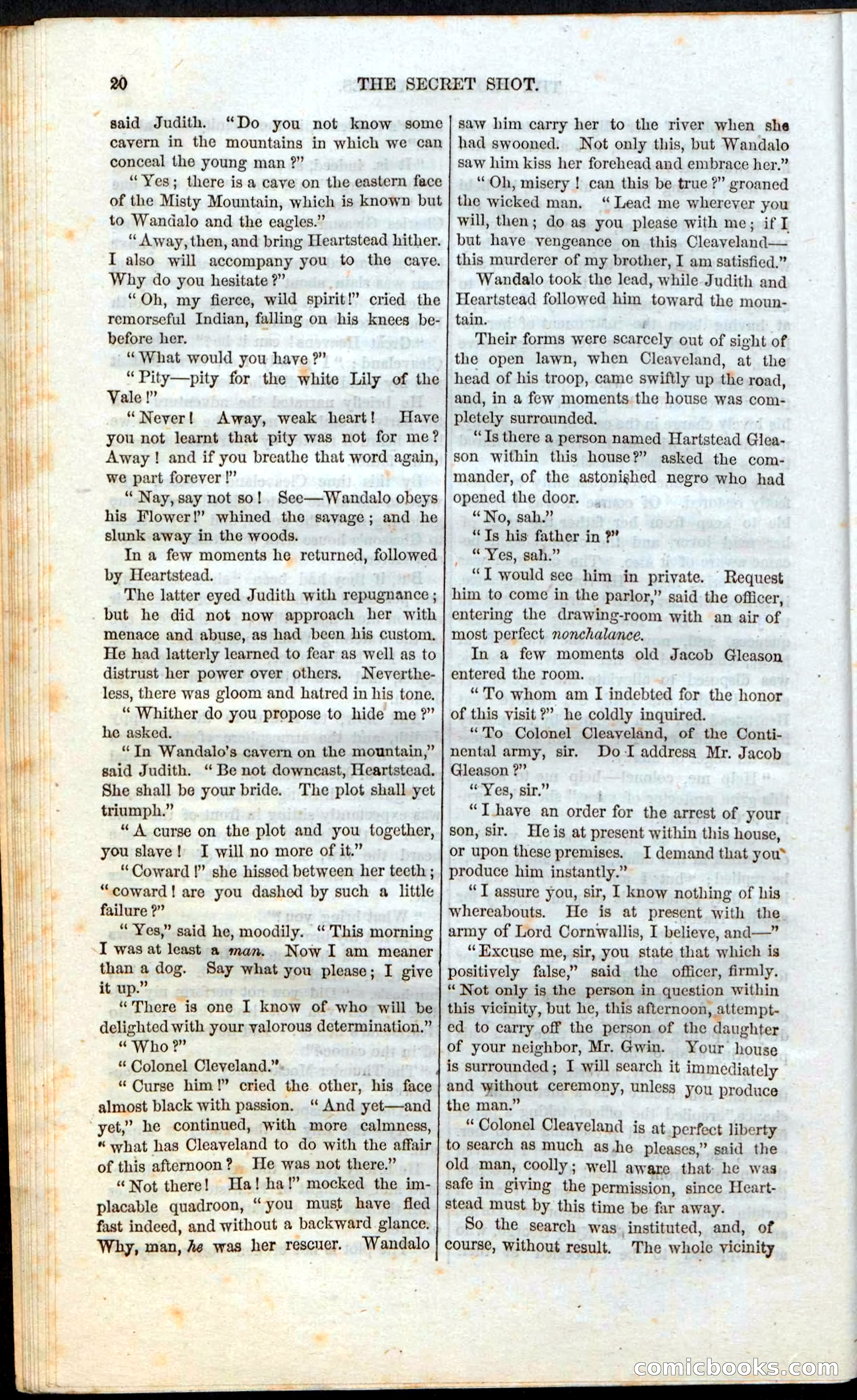 The Secret Shot; Or, The Rivals Of Misty Mount — page 22 of 52