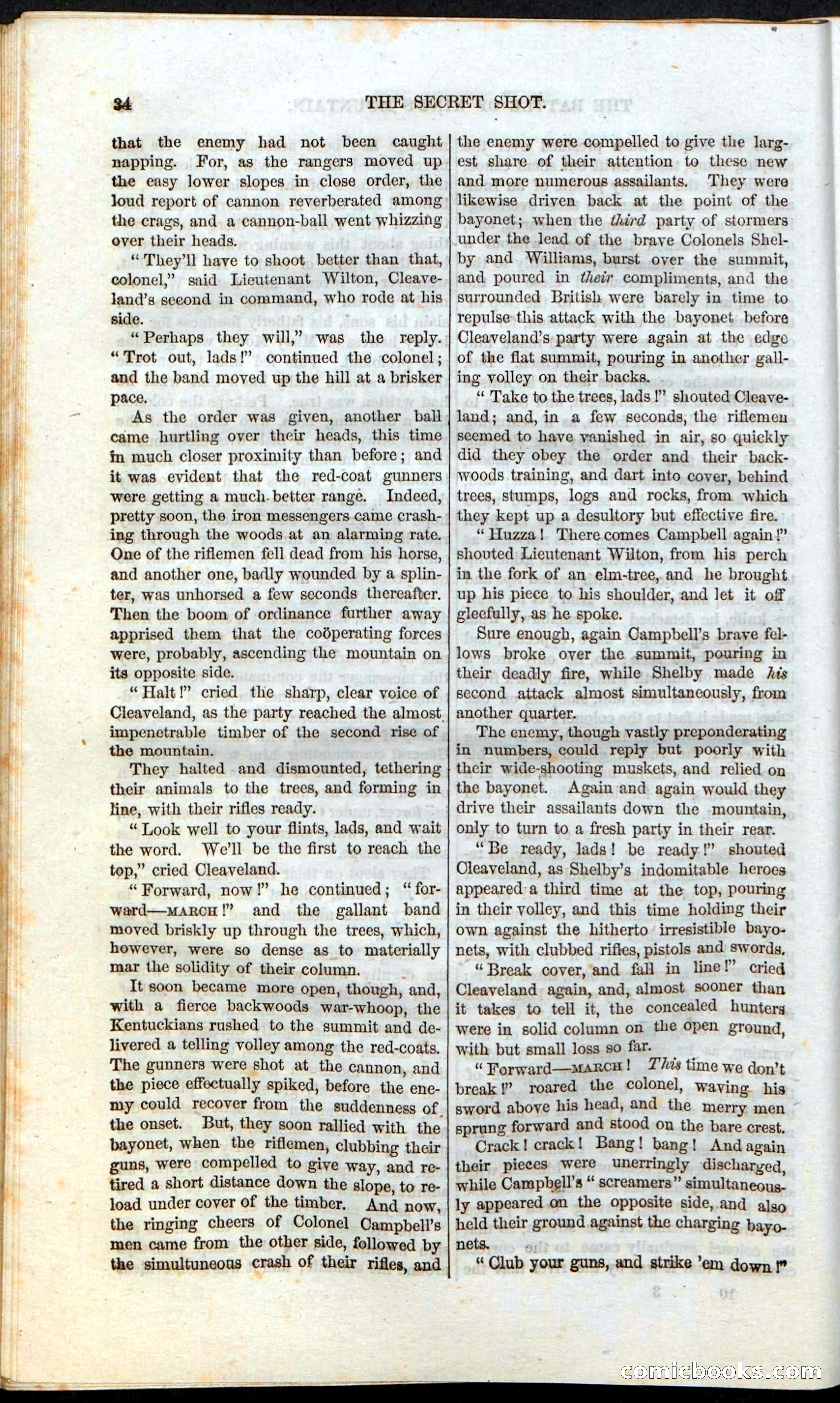The Secret Shot; Or, The Rivals Of Misty Mount — page 36 of 52