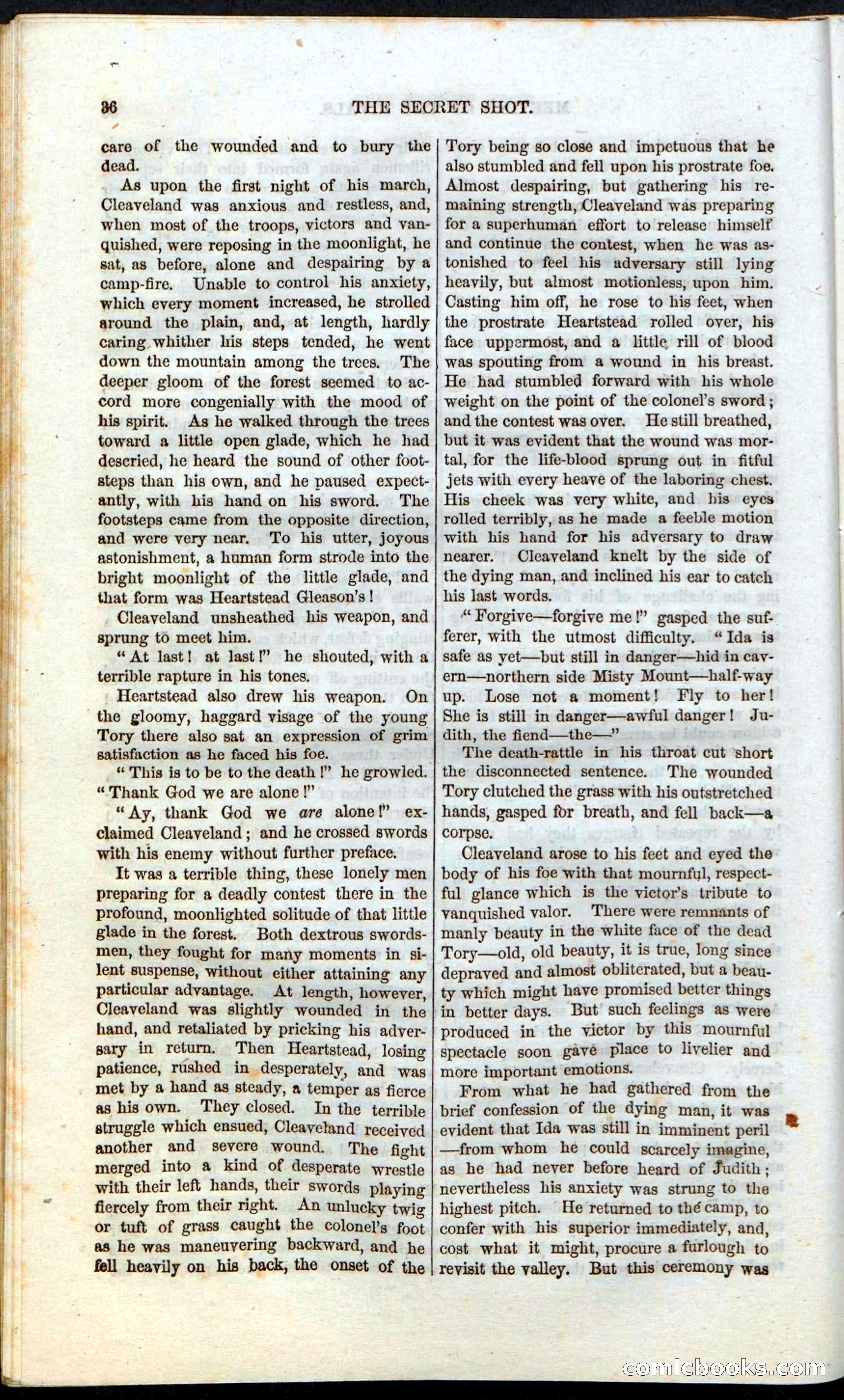 The Secret Shot; Or, The Rivals Of Misty Mount — page 38 of 52