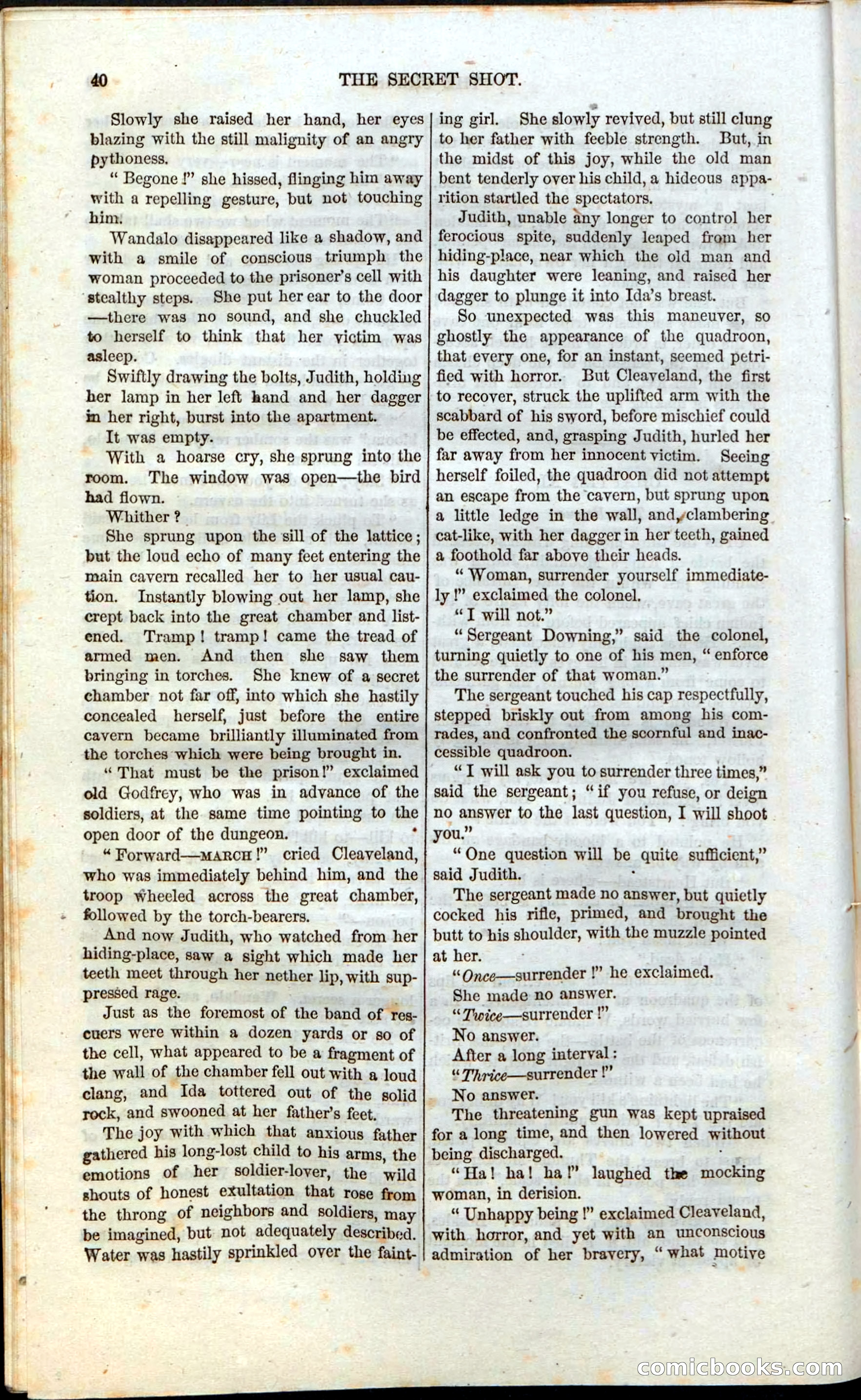 The Secret Shot; Or, The Rivals Of Misty Mount — page 42 of 52