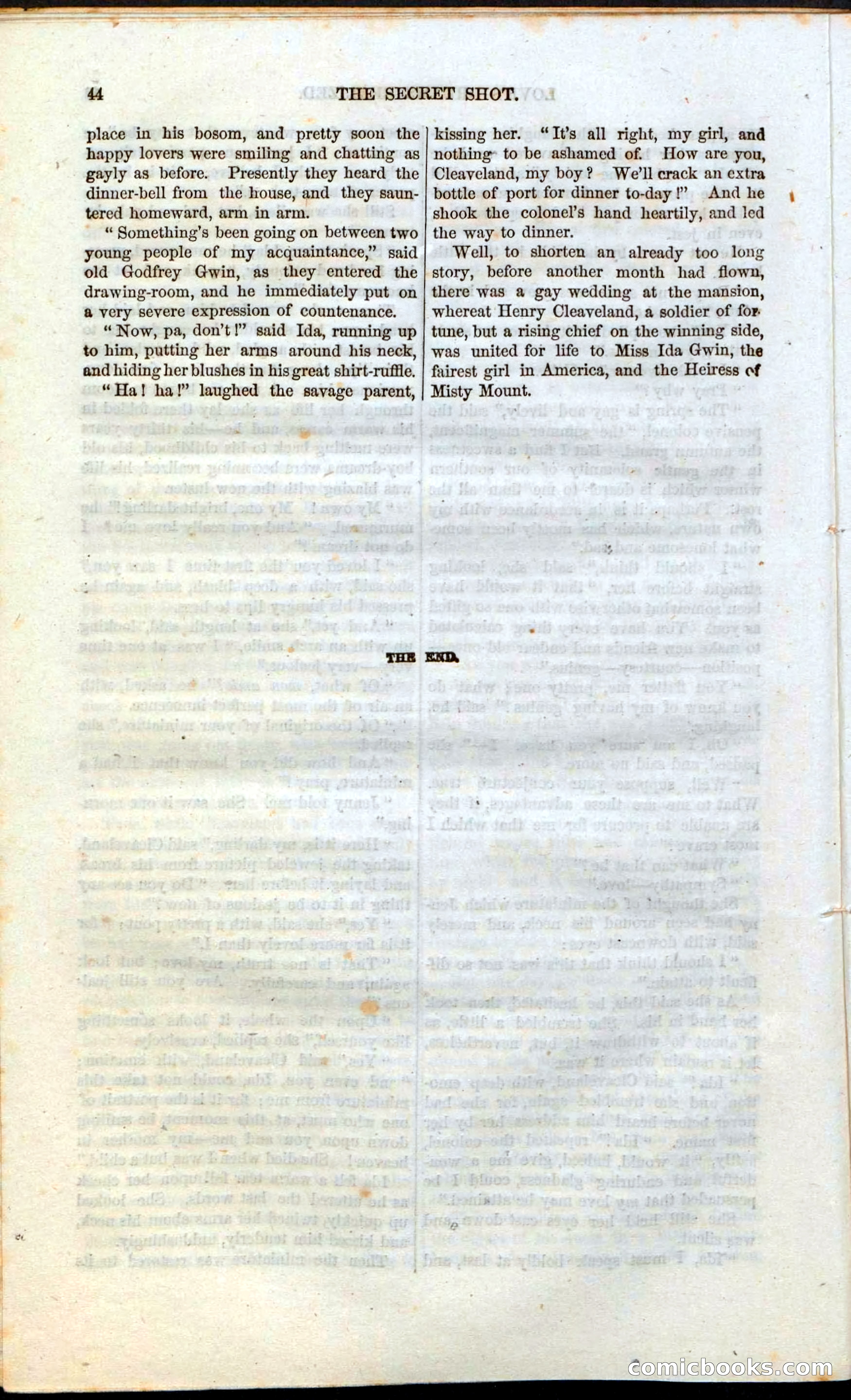 The Secret Shot; Or, The Rivals Of Misty Mount — page 46 of 52