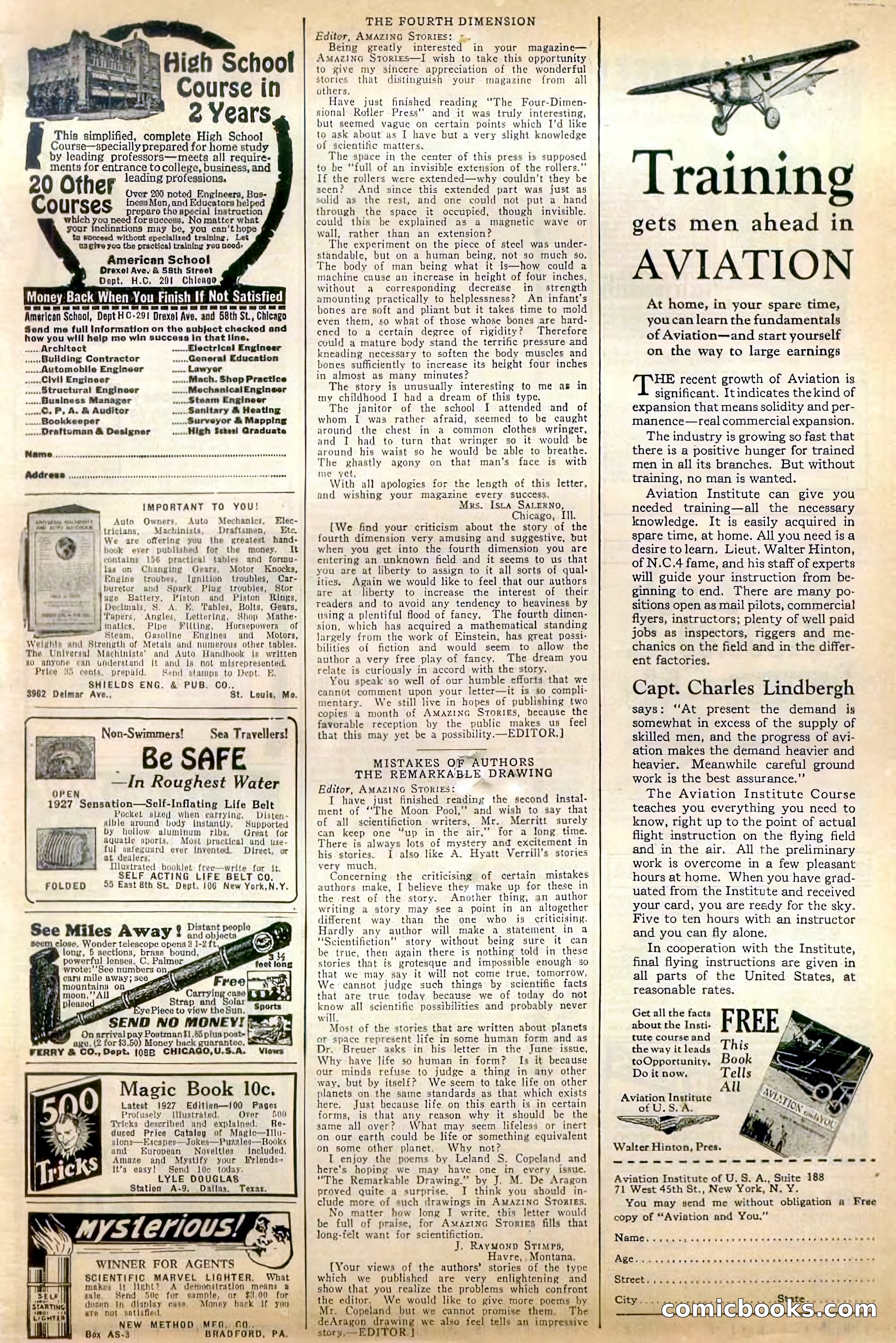 Amazing Stories, August 1927 — page 103 of 107
