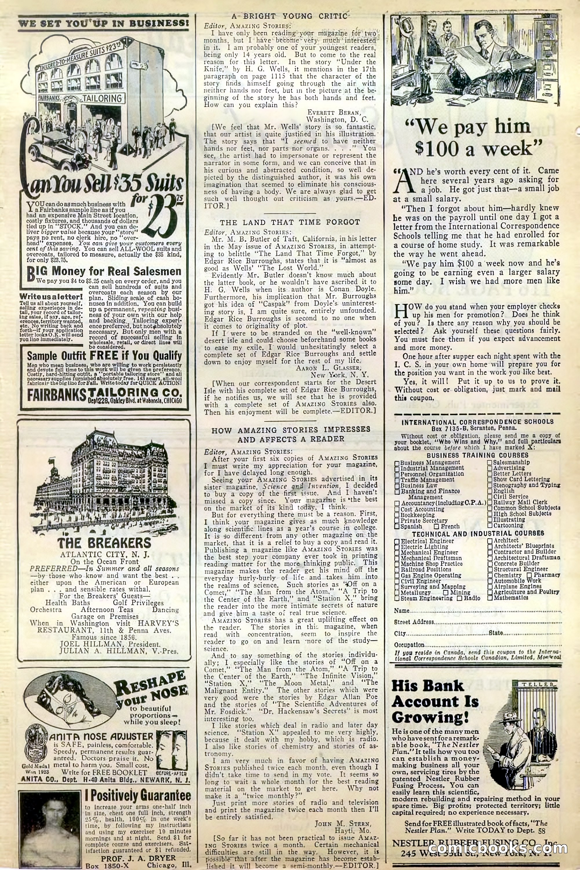 Amazing Stories, August 1927 — page 105 of 107
