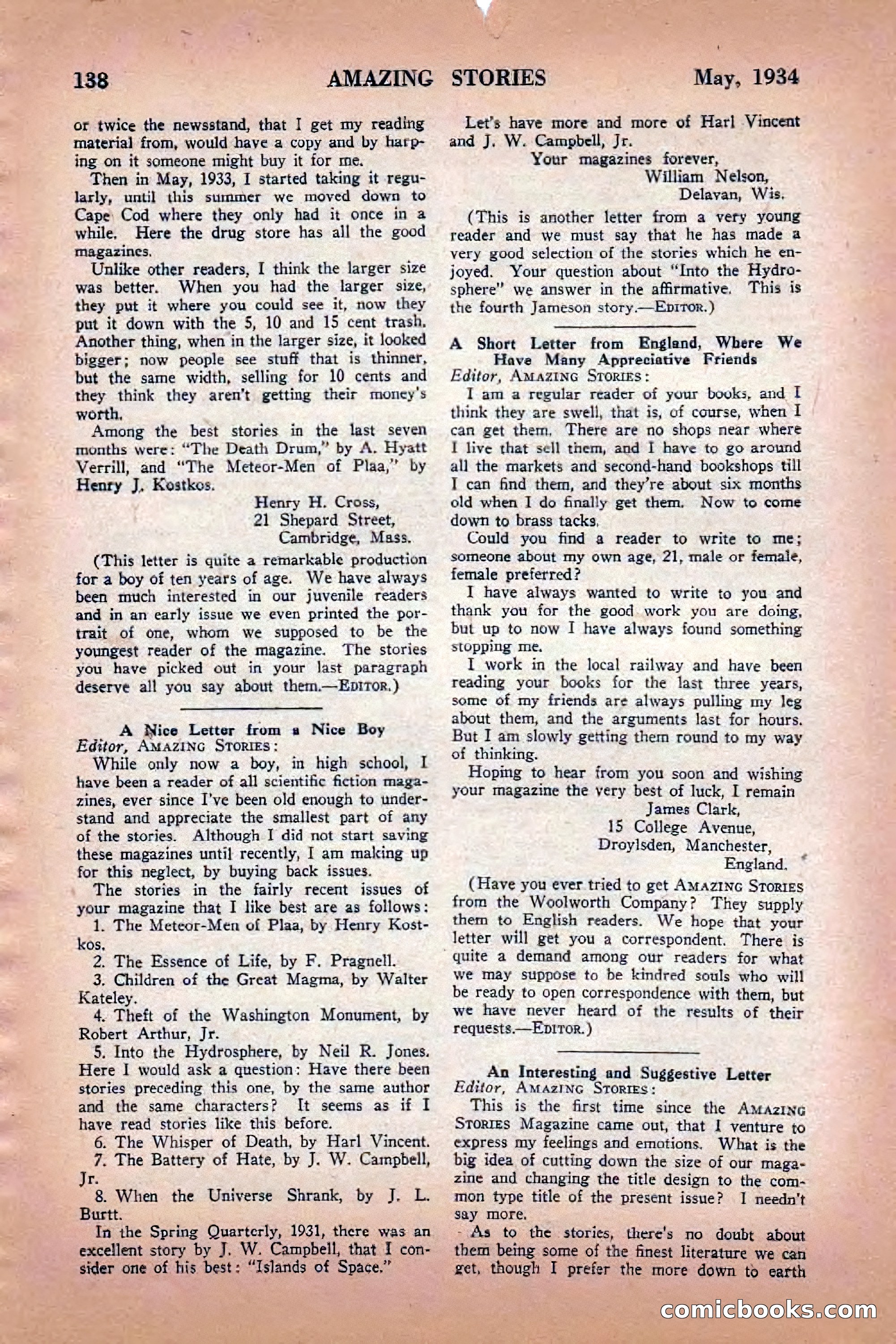 Amazing Stories, May 1934 — page 140 of 148