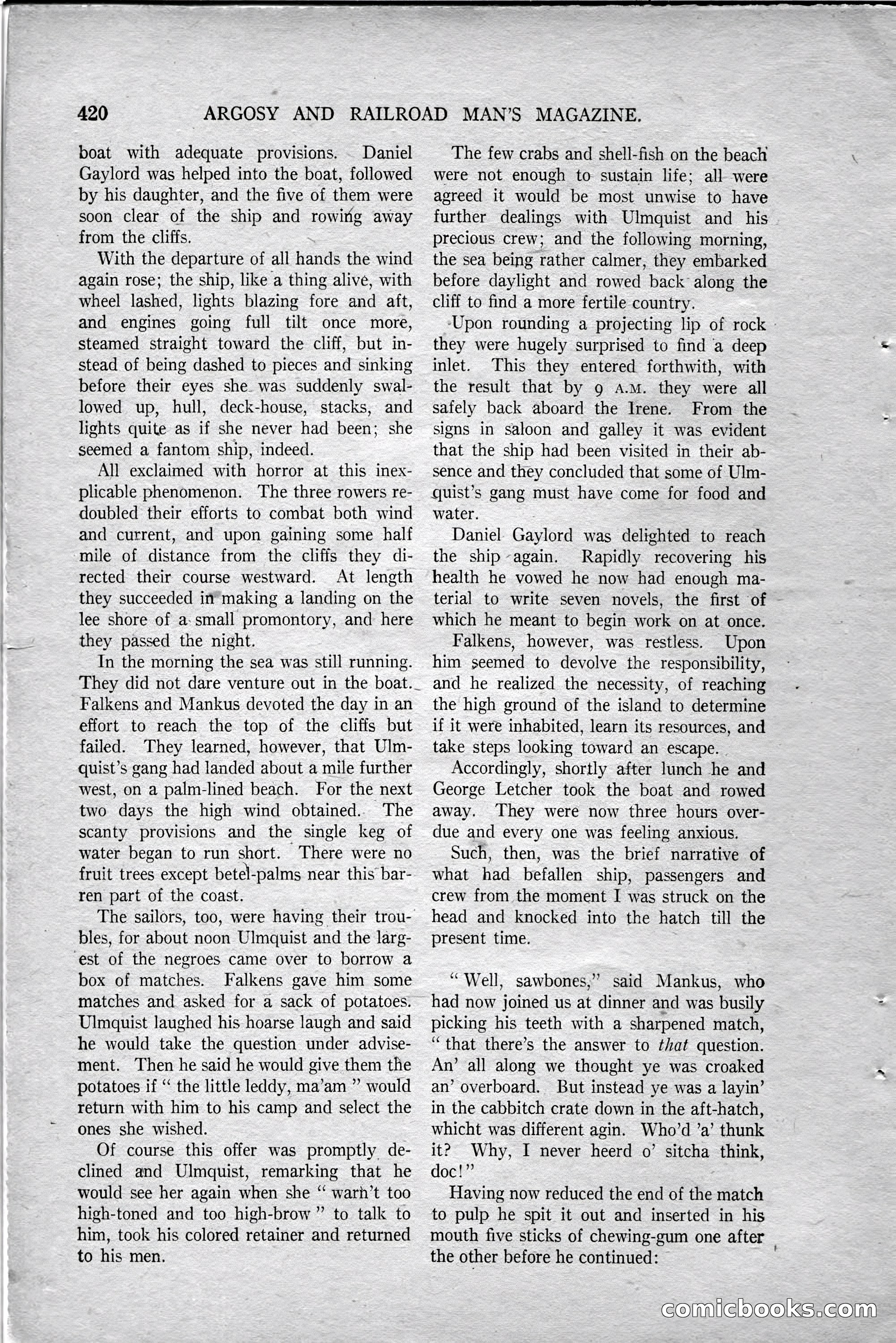Argosy and Railroad Man's Magazine — page 78 of 196