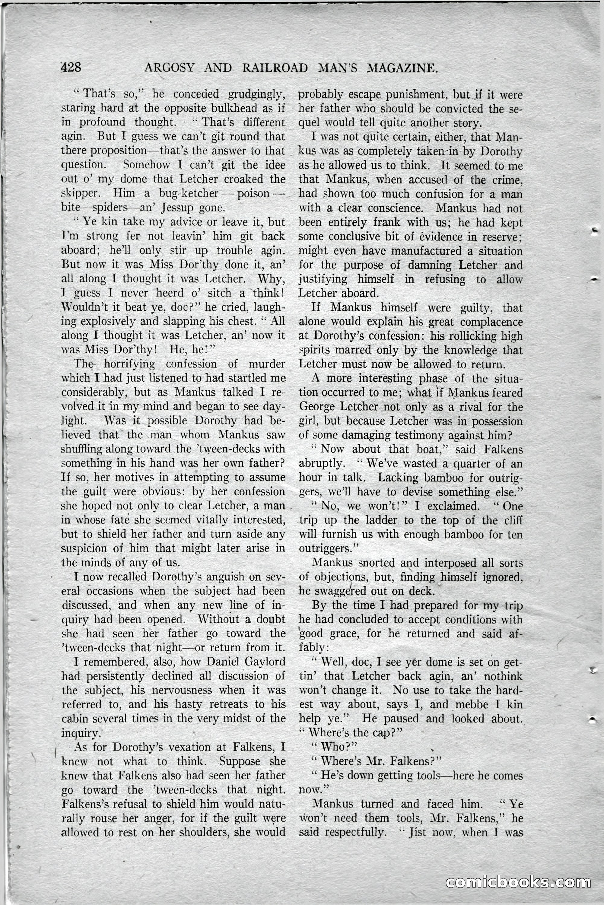 Argosy and Railroad Man's Magazine — page 86 of 196