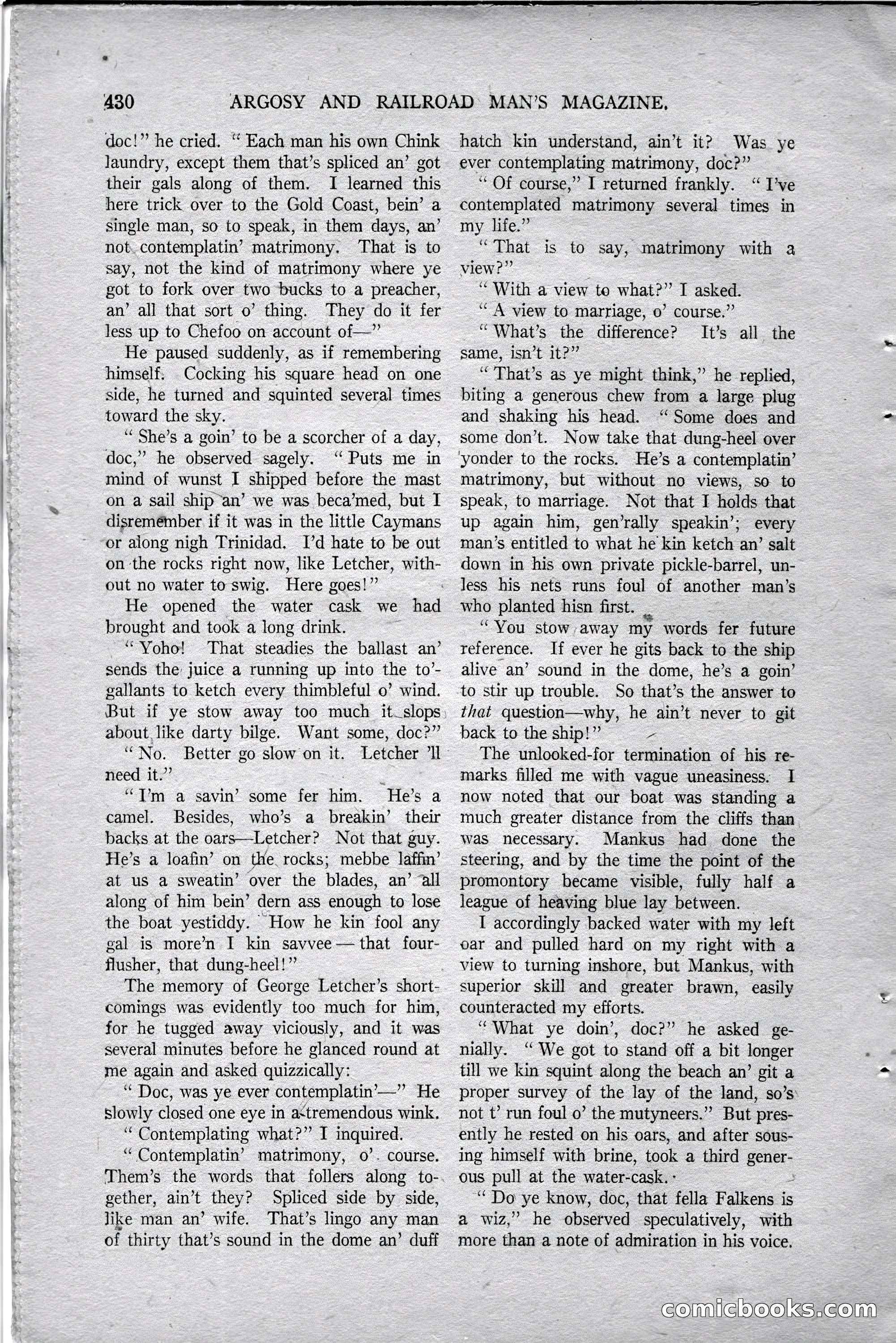 Argosy and Railroad Man's Magazine — page 88 of 196