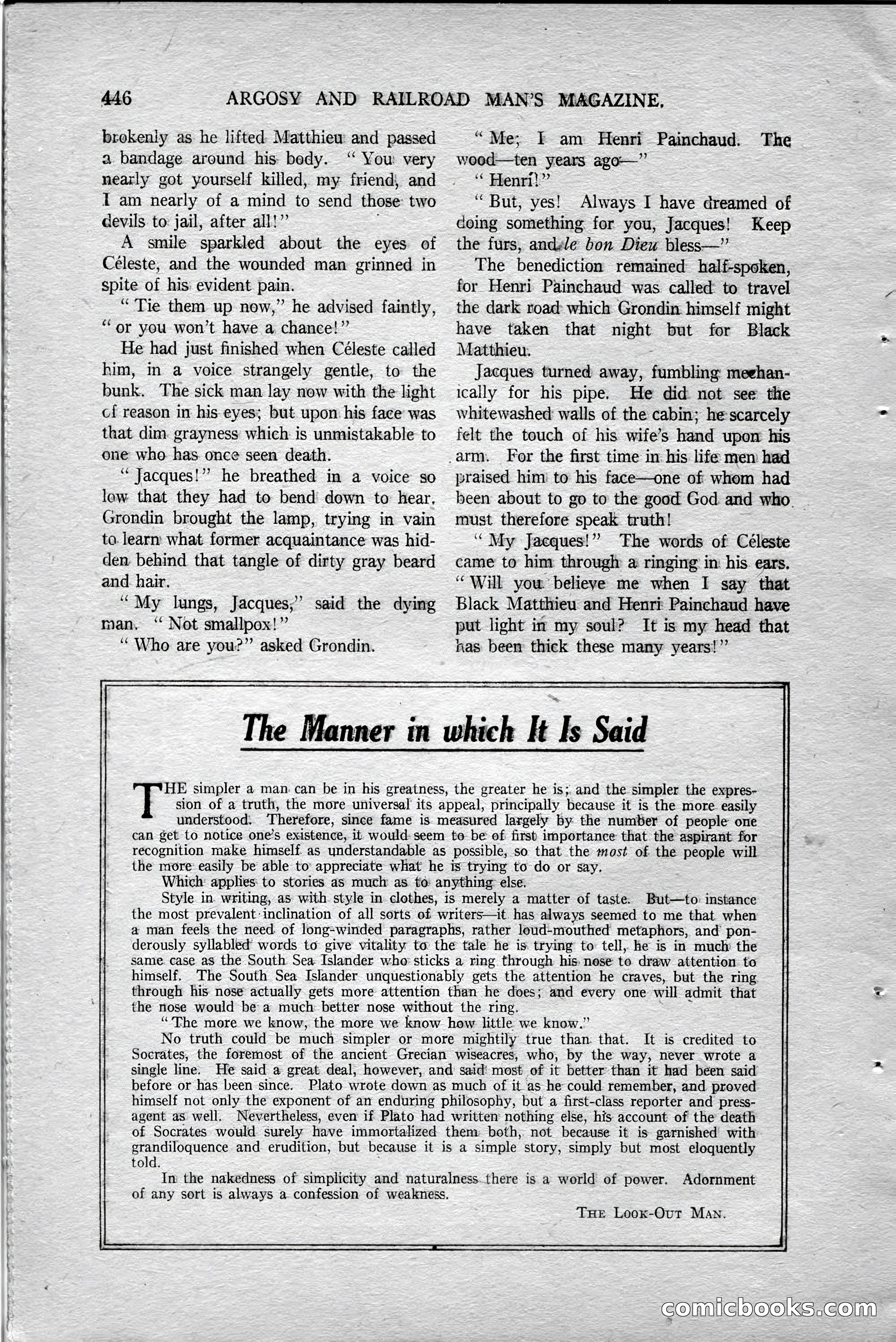 Argosy and Railroad Man's Magazine — page 104 of 196