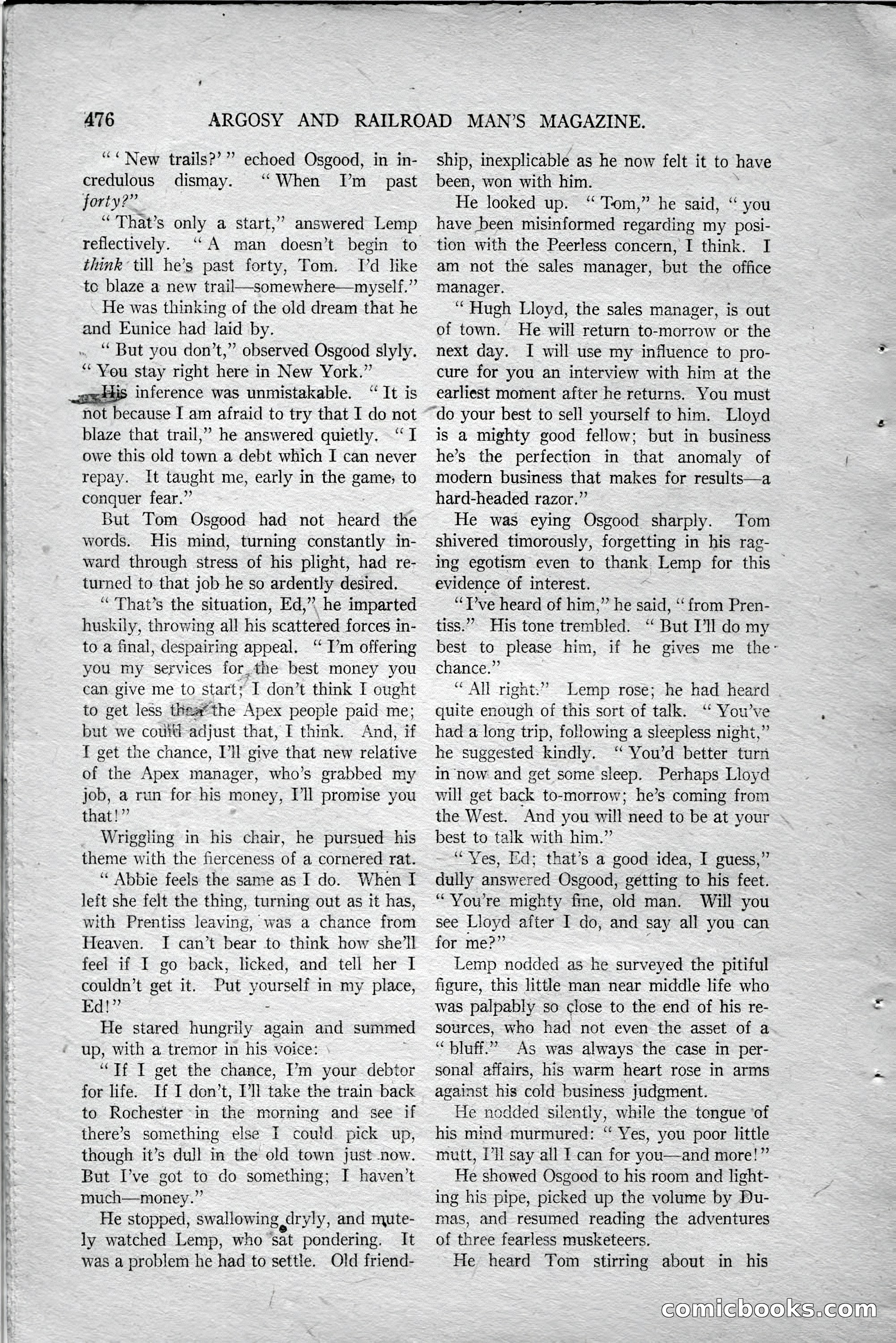 Argosy and Railroad Man's Magazine — page 134 of 196