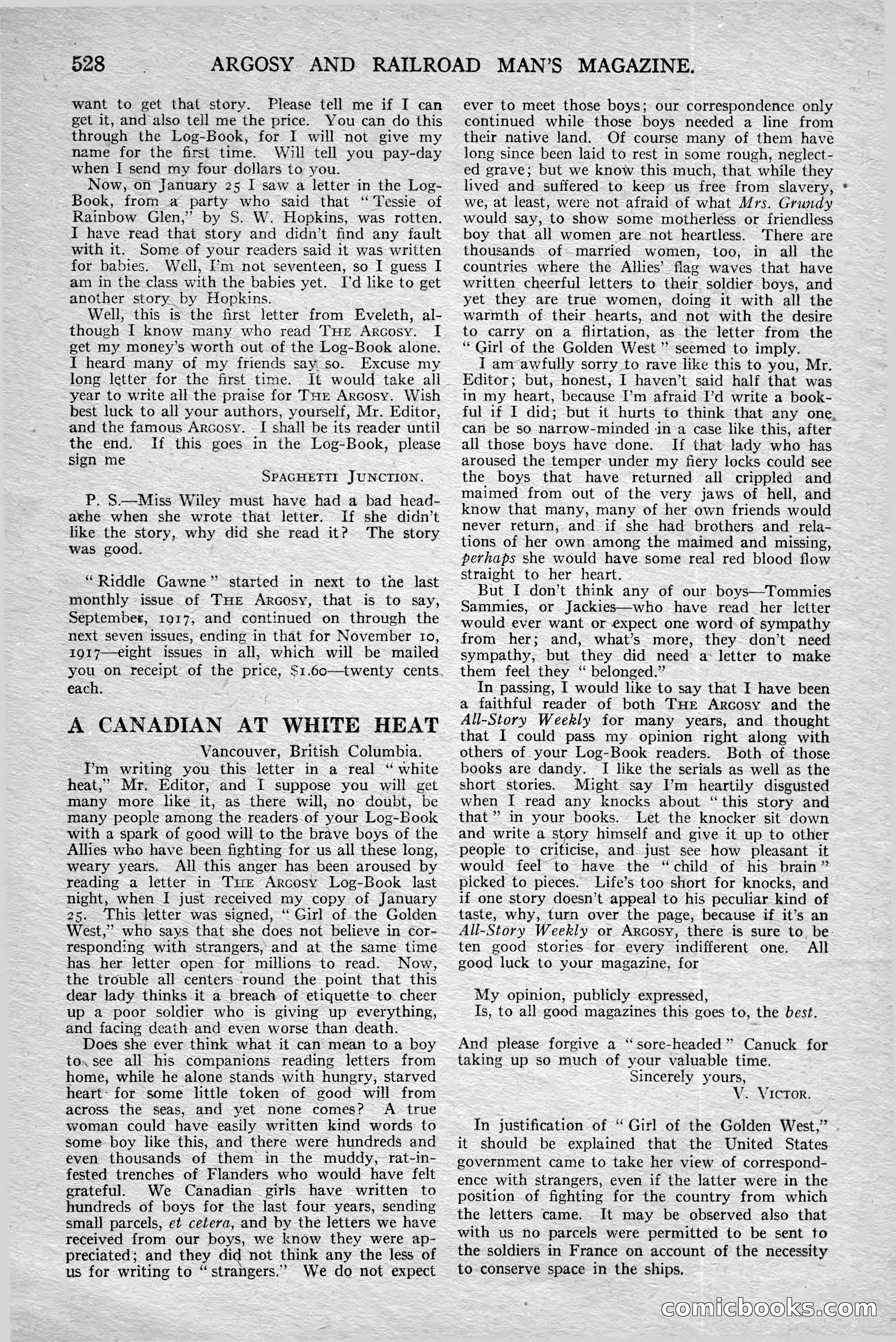 Argosy and Railroad Man's Magazine — page 186 of 196