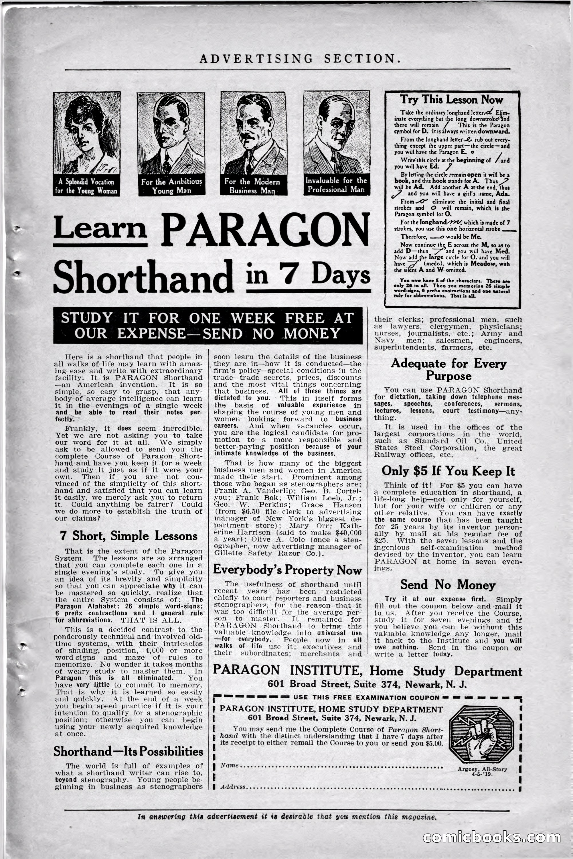 Argosy and Railroad Man's Magazine — page 189 of 196
