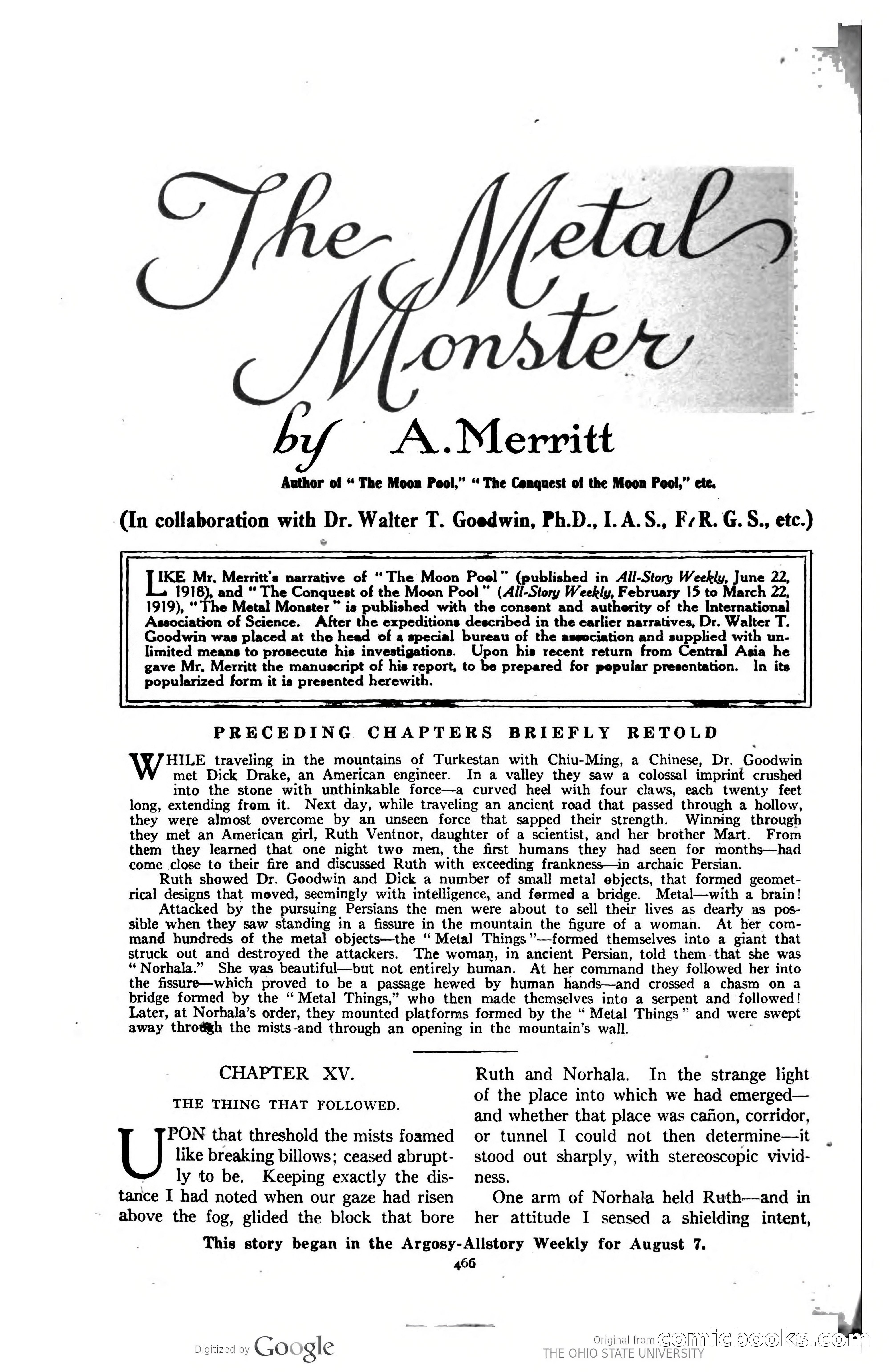 Argosy All-Story Weekly, Vol. 124, No. 3 — page 92 of 208
