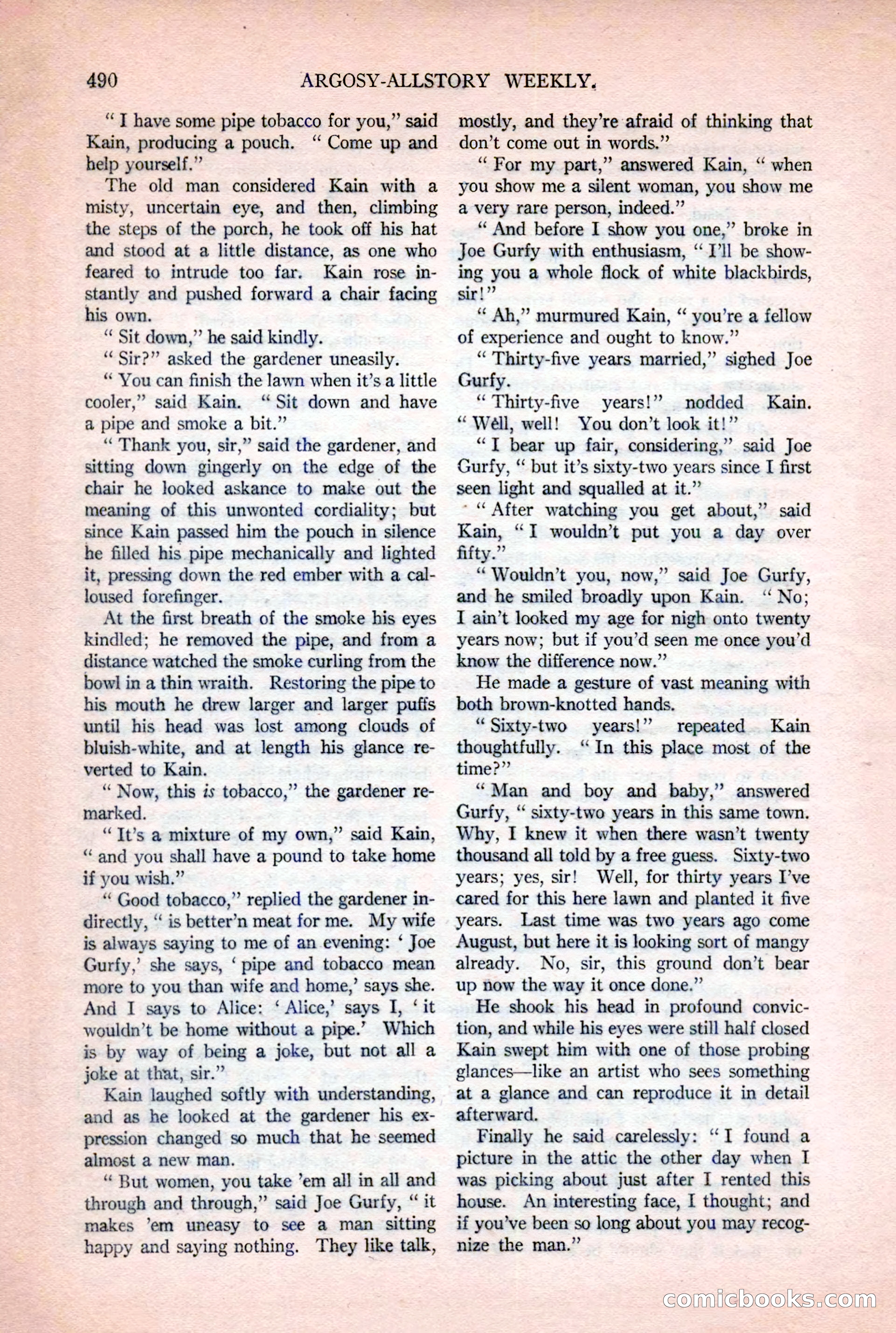 Argosy All-Story Weekly — page 20 of 176