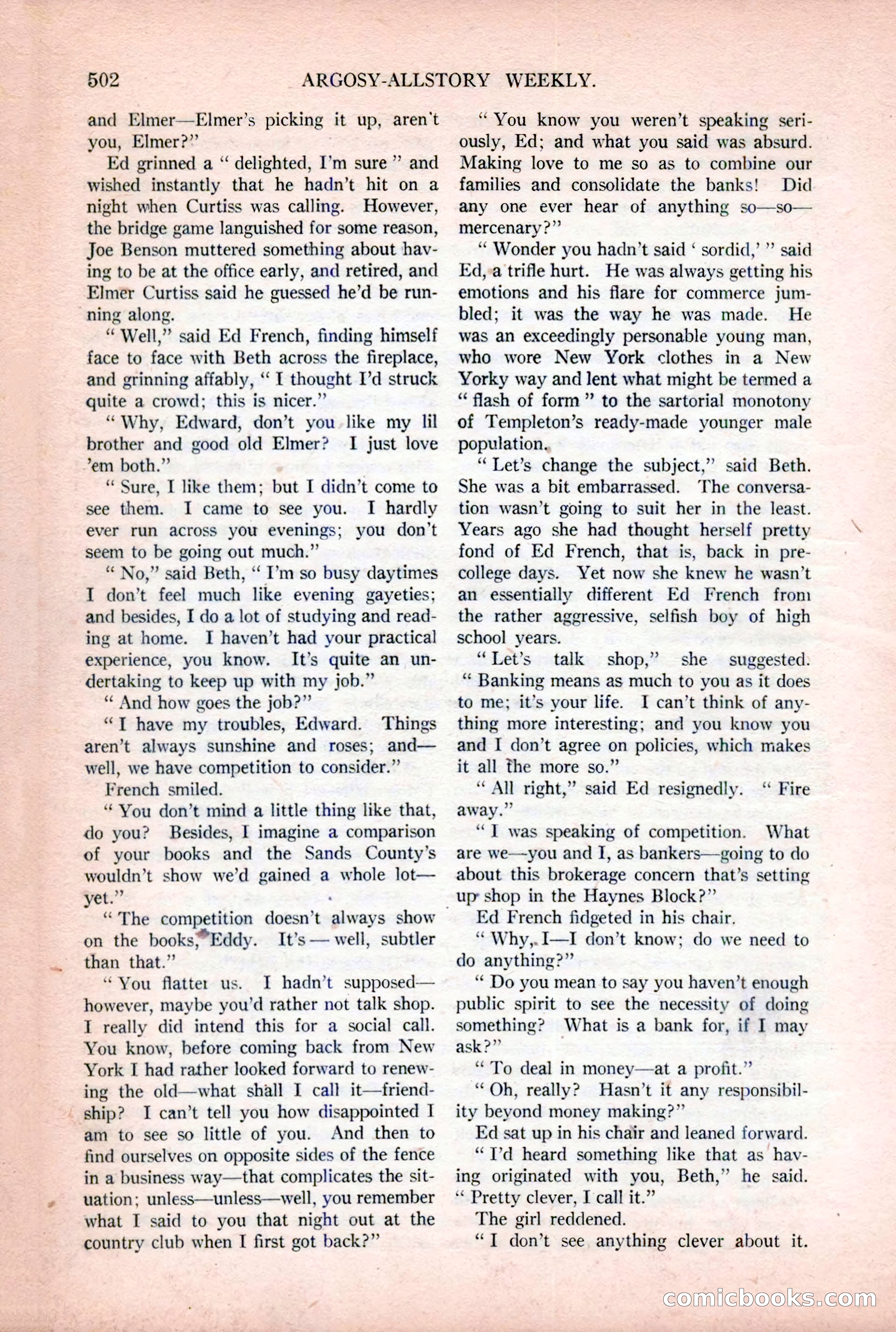 Argosy All-Story Weekly — page 32 of 176