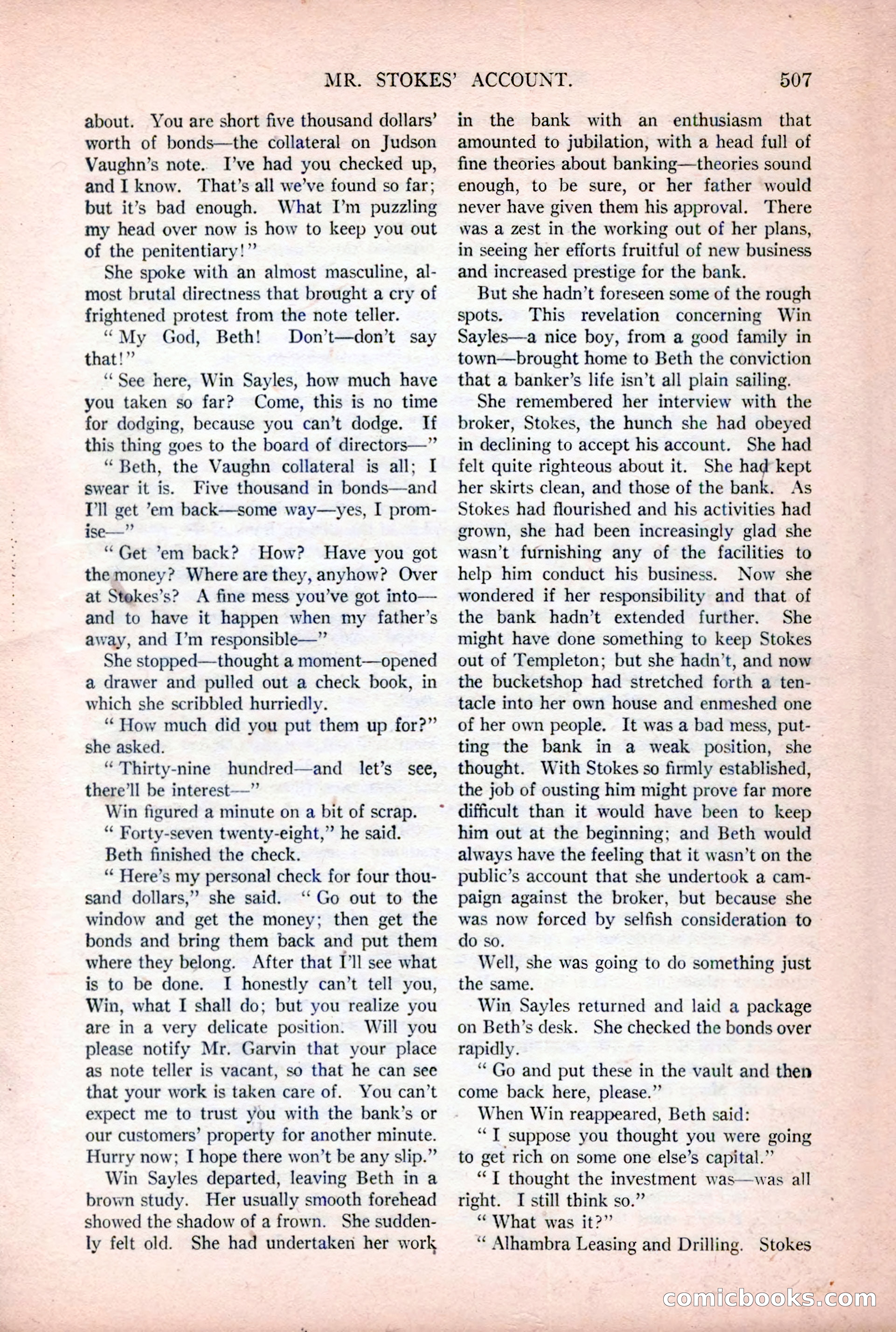 Argosy All-Story Weekly — page 37 of 176