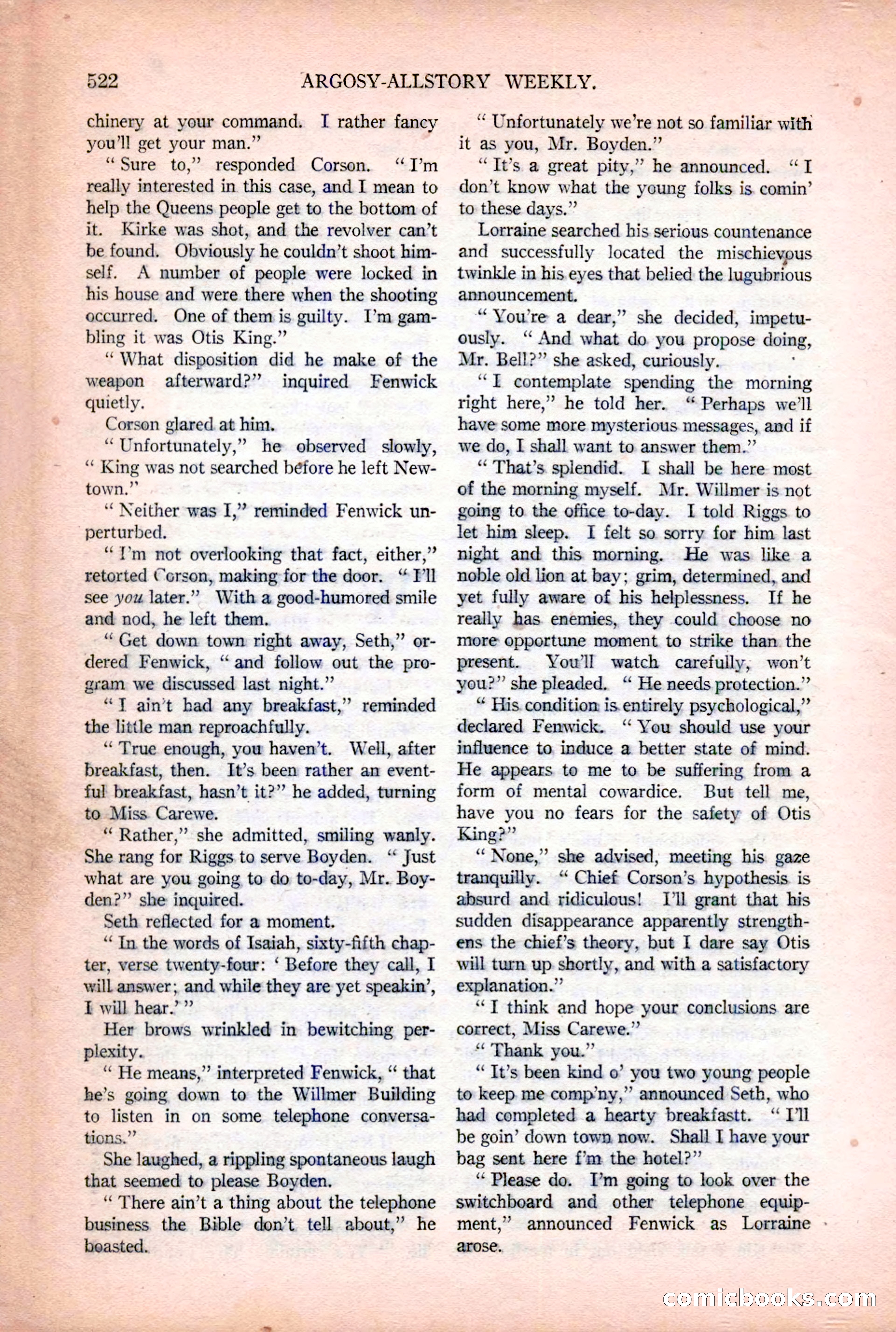 Argosy All-Story Weekly — page 52 of 176