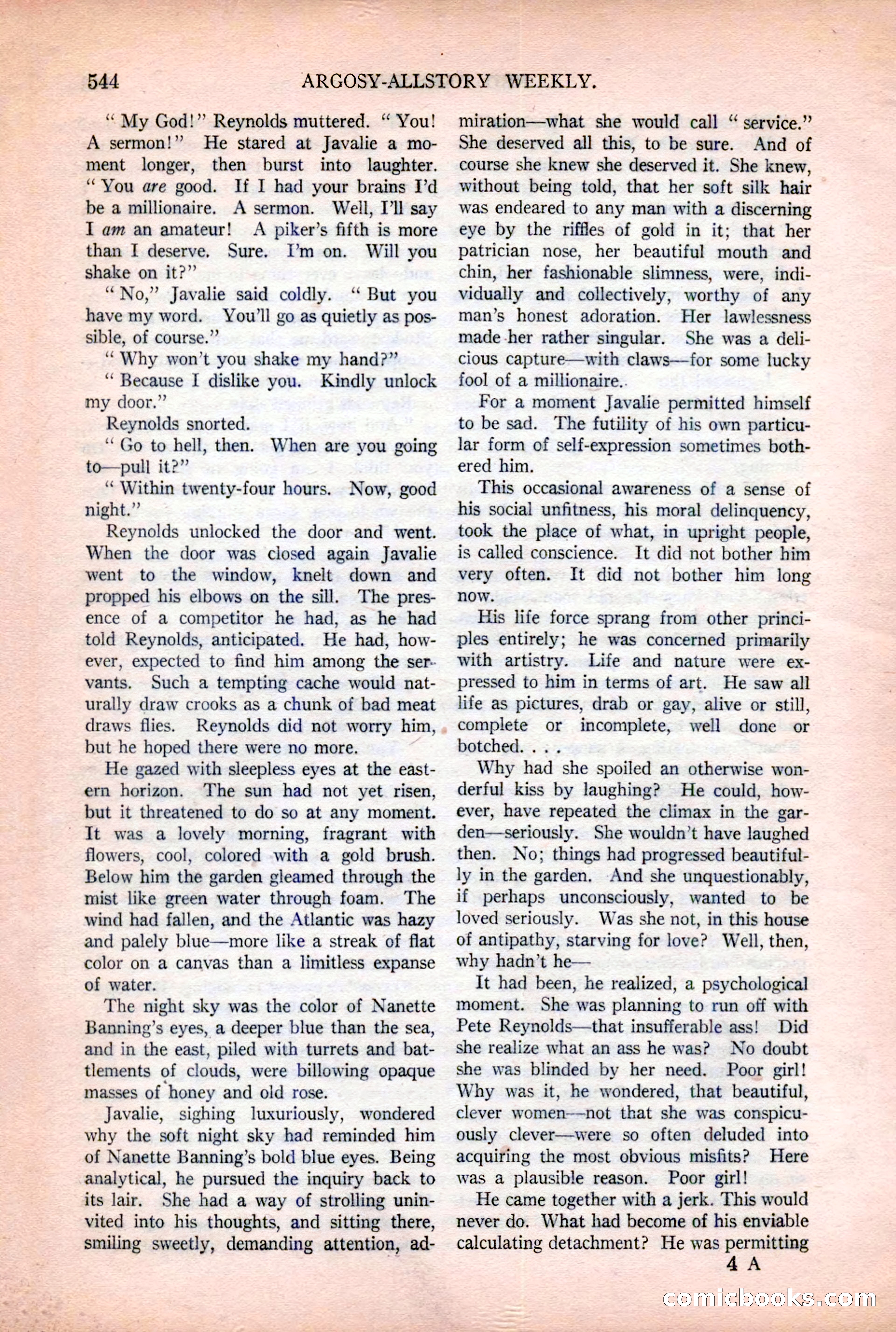 Argosy All-Story Weekly — page 74 of 176