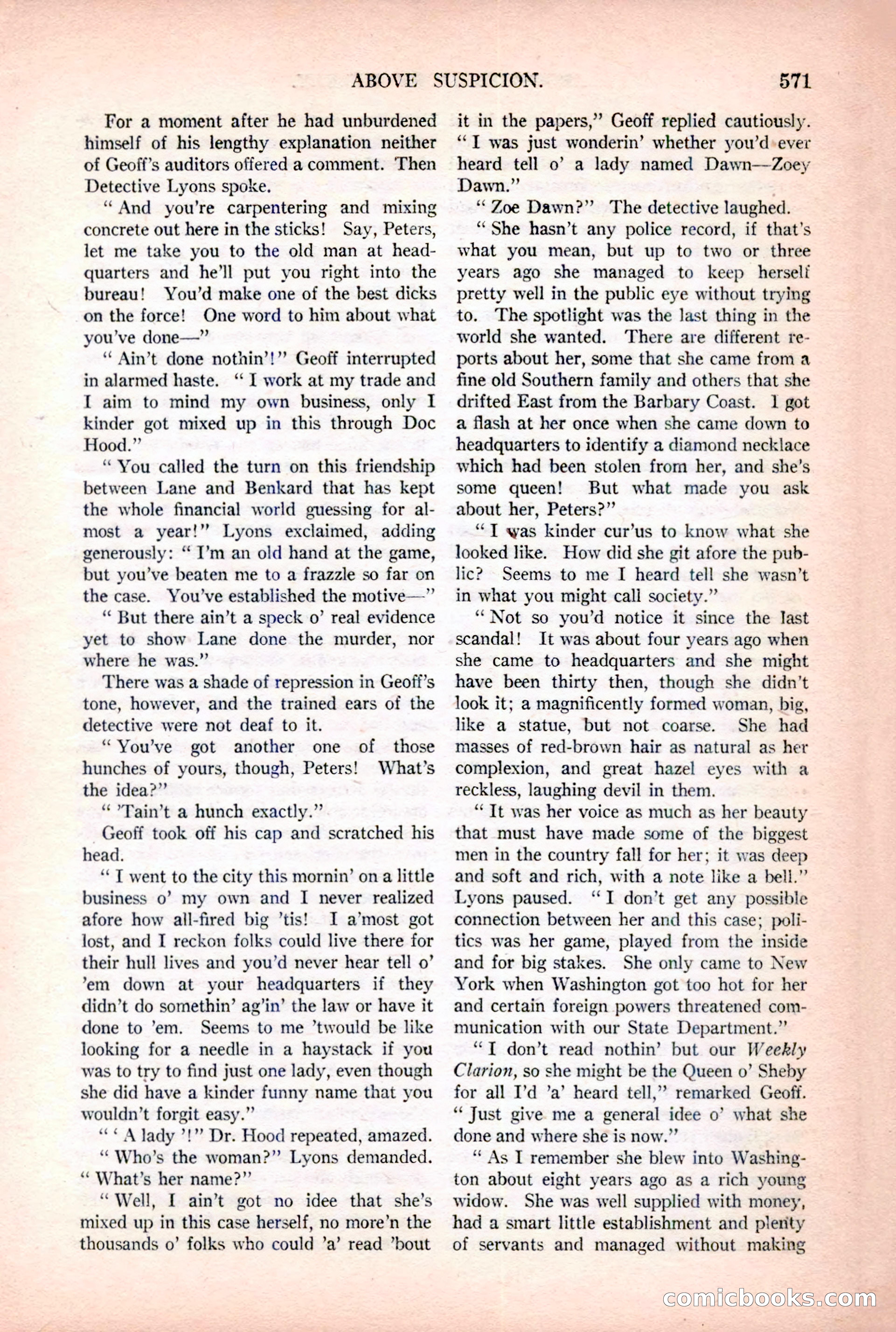 Argosy All-Story Weekly — page 101 of 176