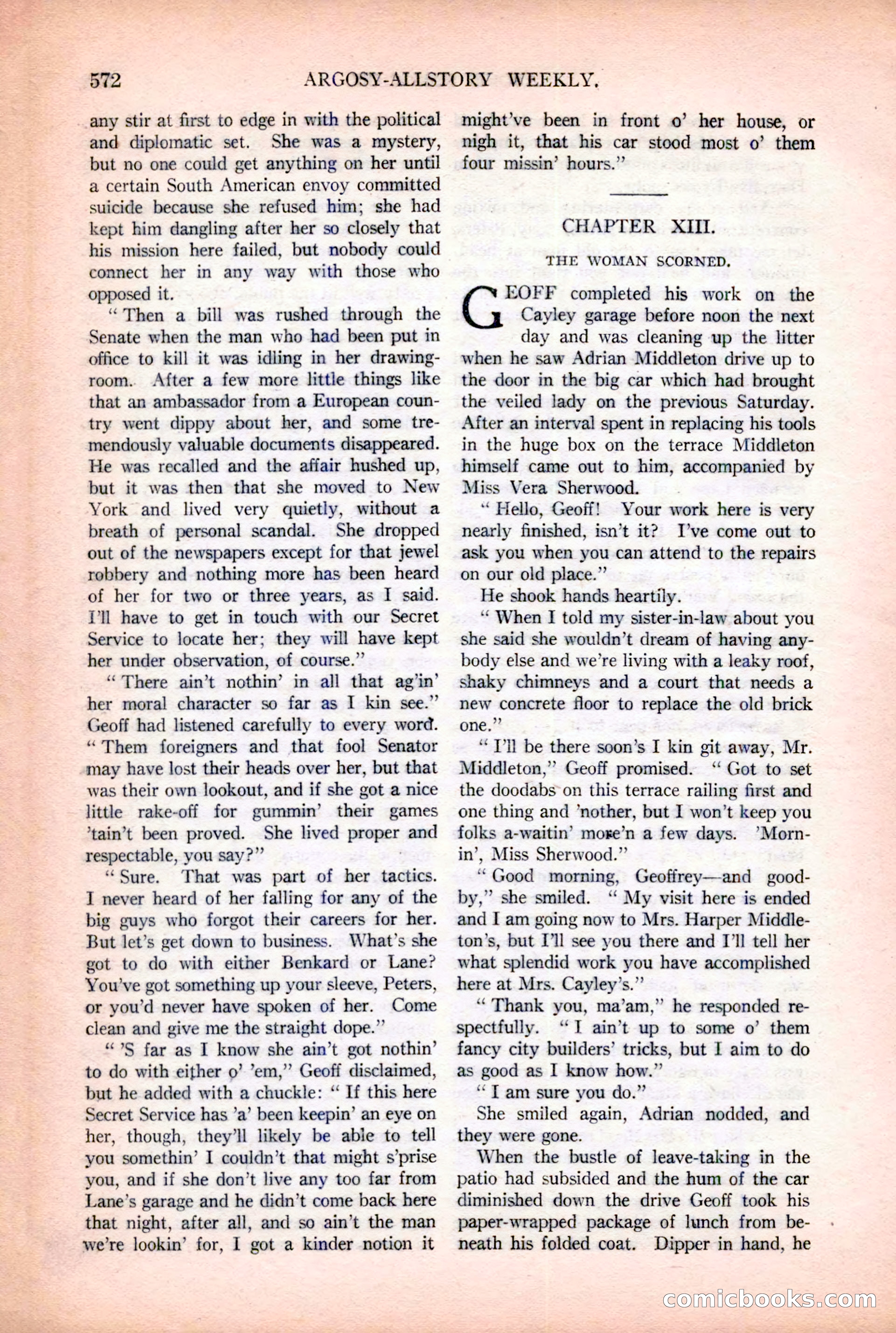 Argosy All-Story Weekly — page 102 of 176