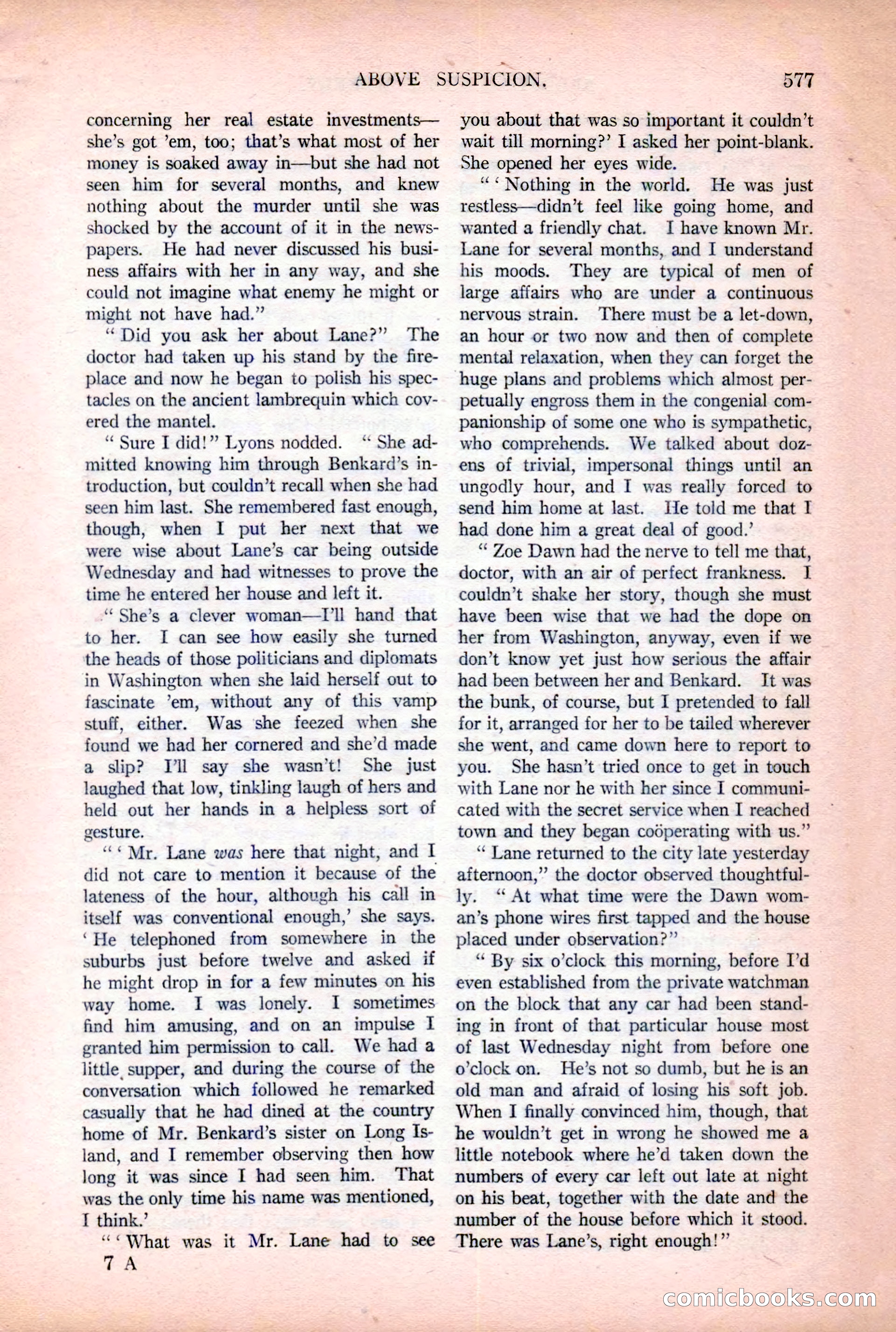 Argosy All-Story Weekly — page 107 of 176