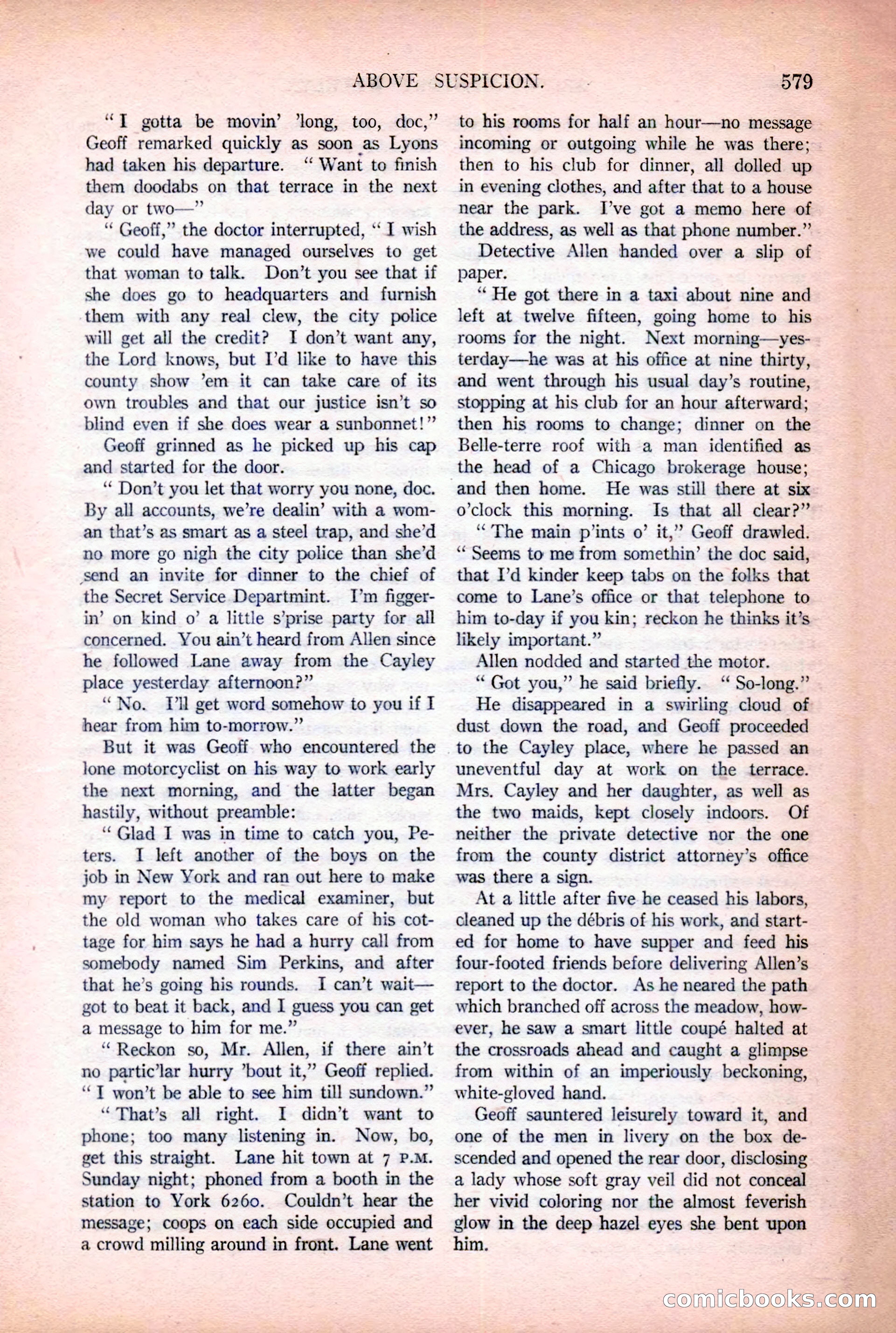 Argosy All-Story Weekly — page 109 of 176