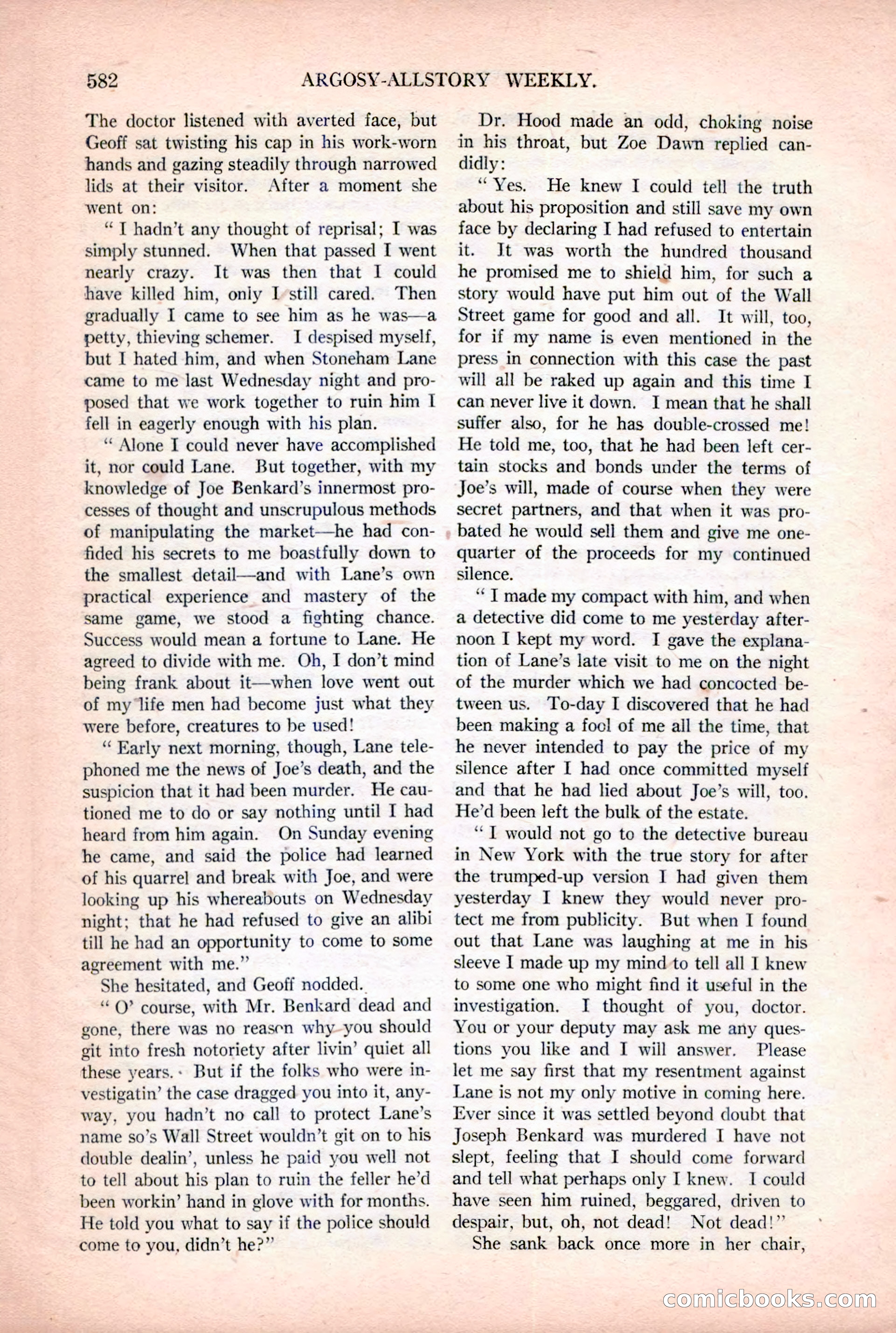 Argosy All-Story Weekly — page 112 of 176