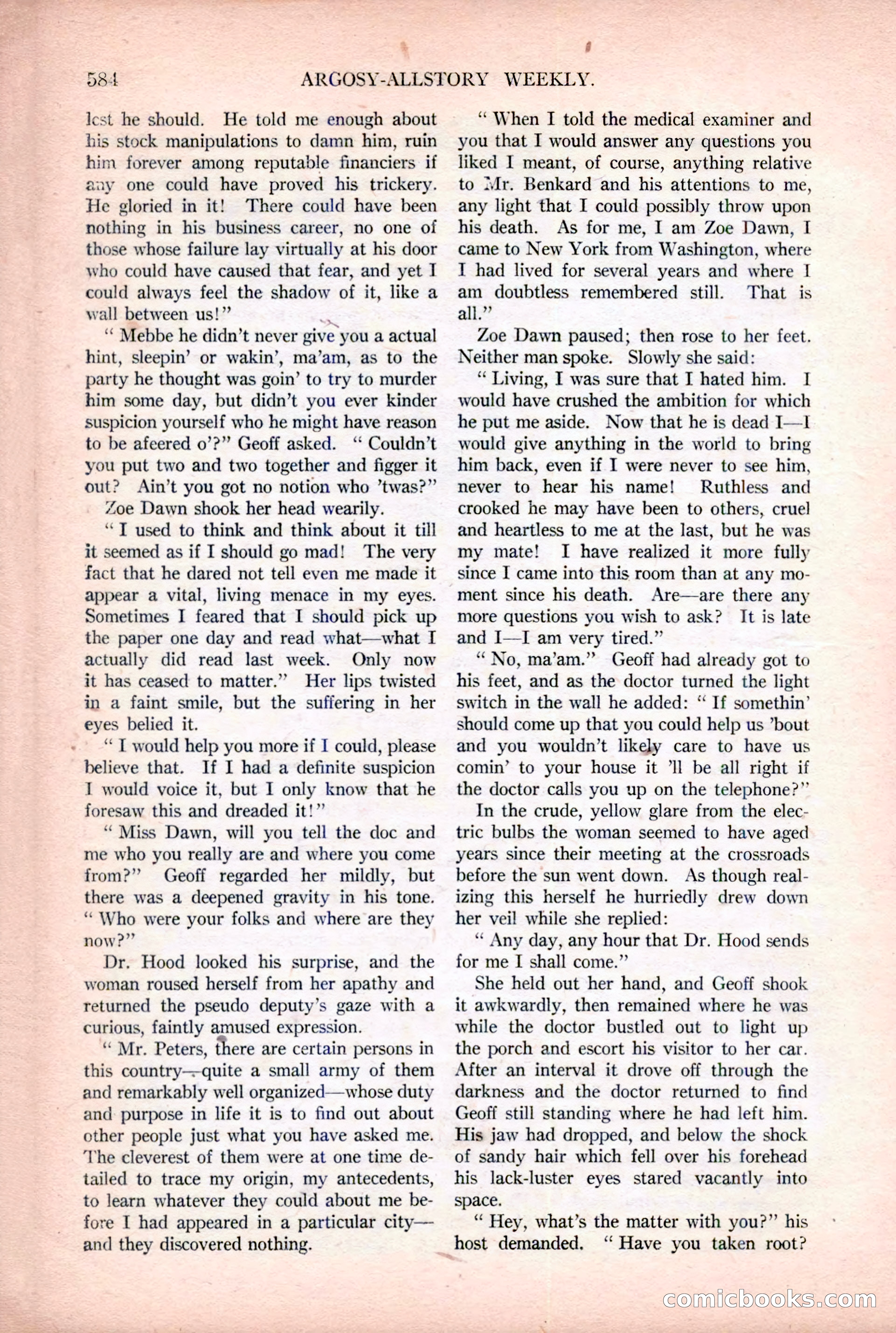 Argosy All-Story Weekly — page 114 of 176