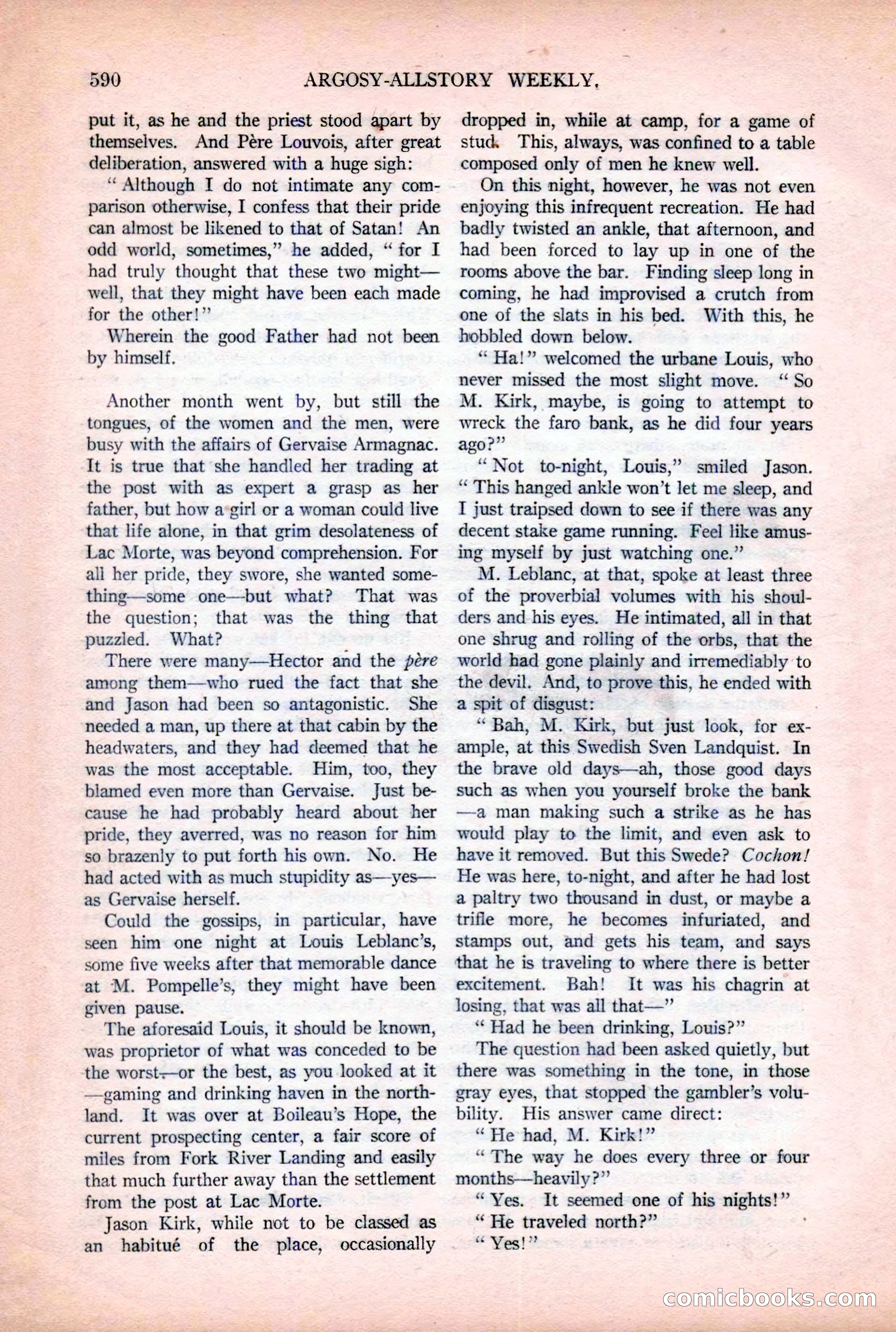 Argosy All-Story Weekly — page 120 of 176