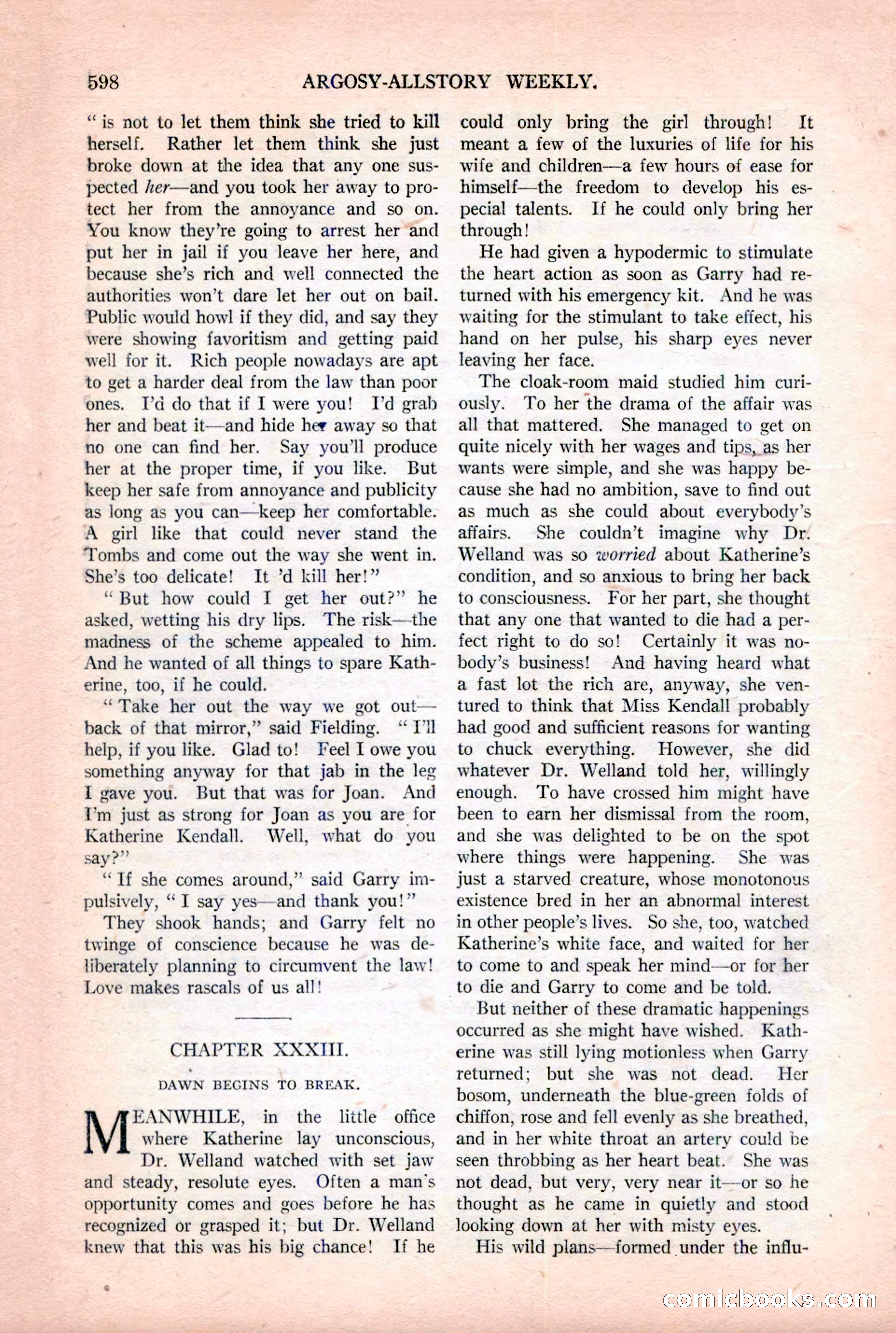 Argosy All-Story Weekly — page 128 of 176