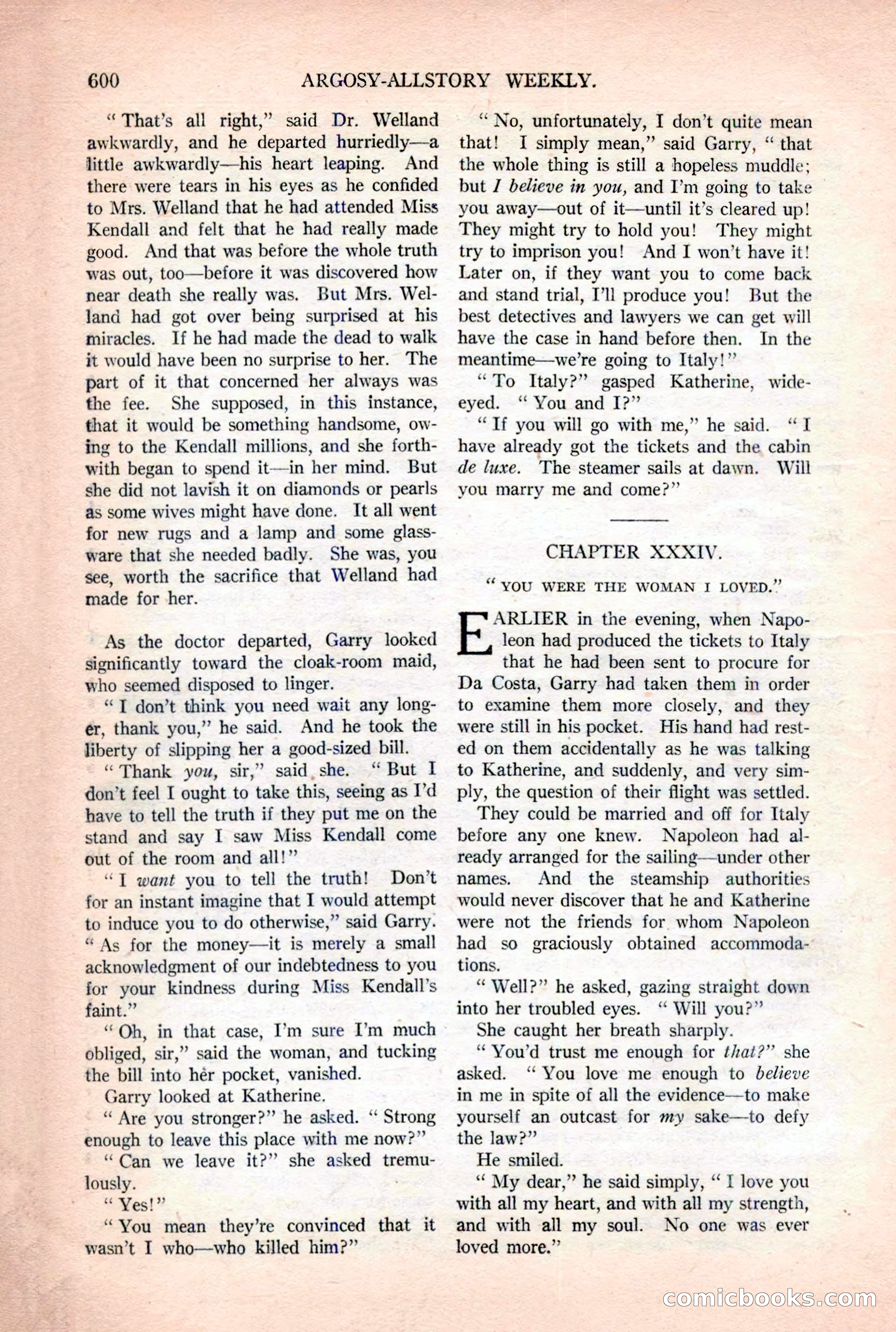 Argosy All-Story Weekly — page 130 of 176