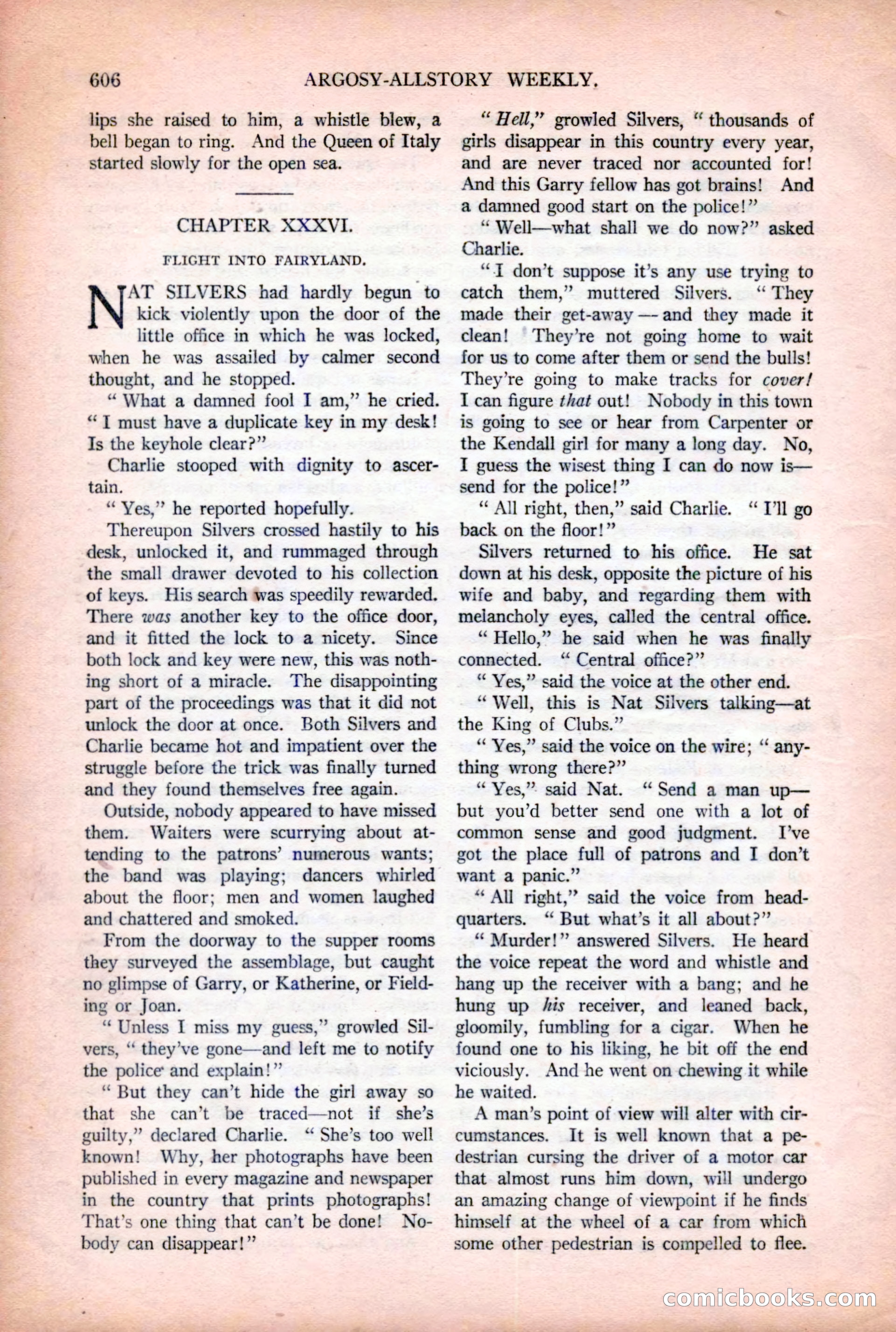 Argosy All-Story Weekly — page 136 of 176