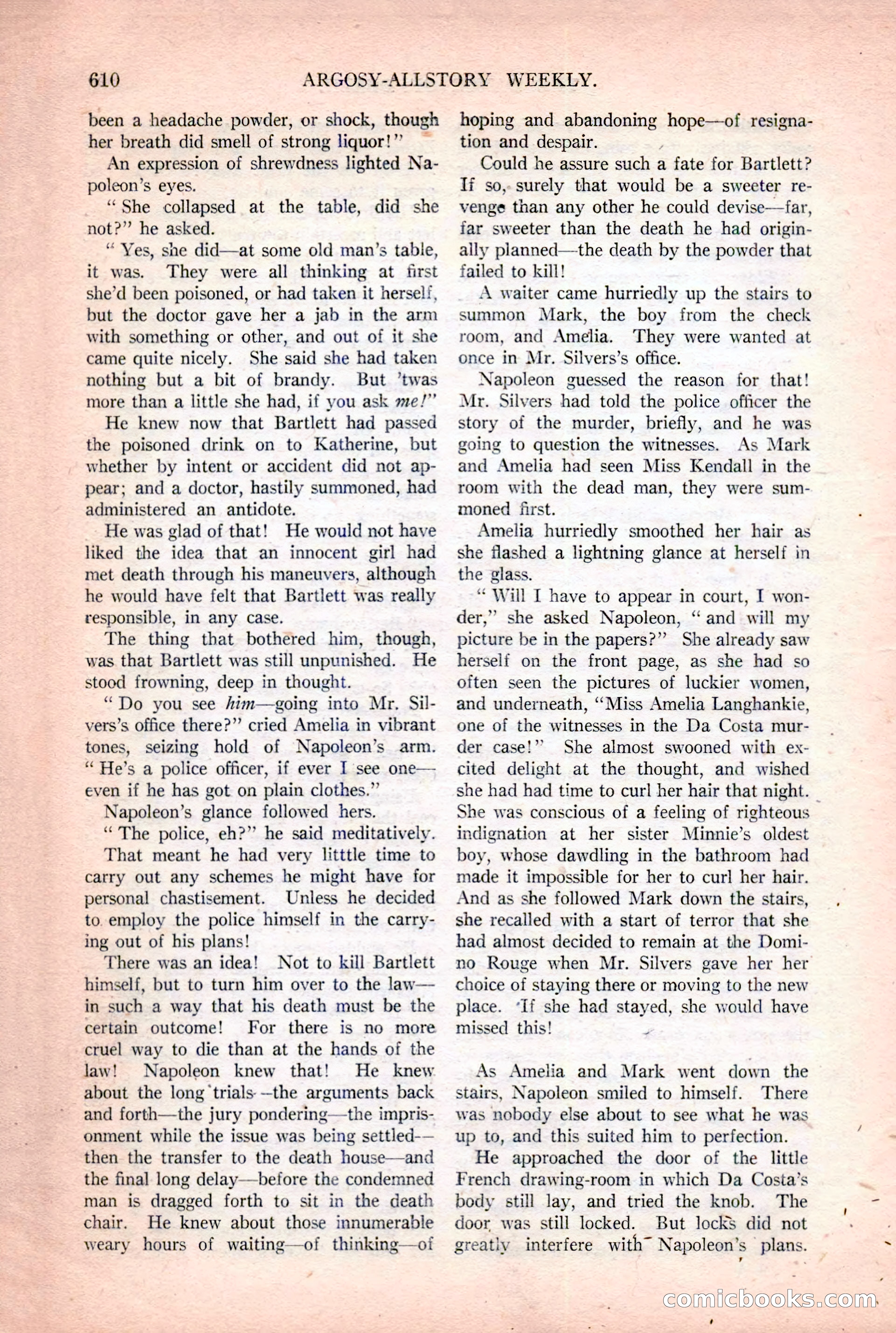 Argosy All-Story Weekly — page 140 of 176