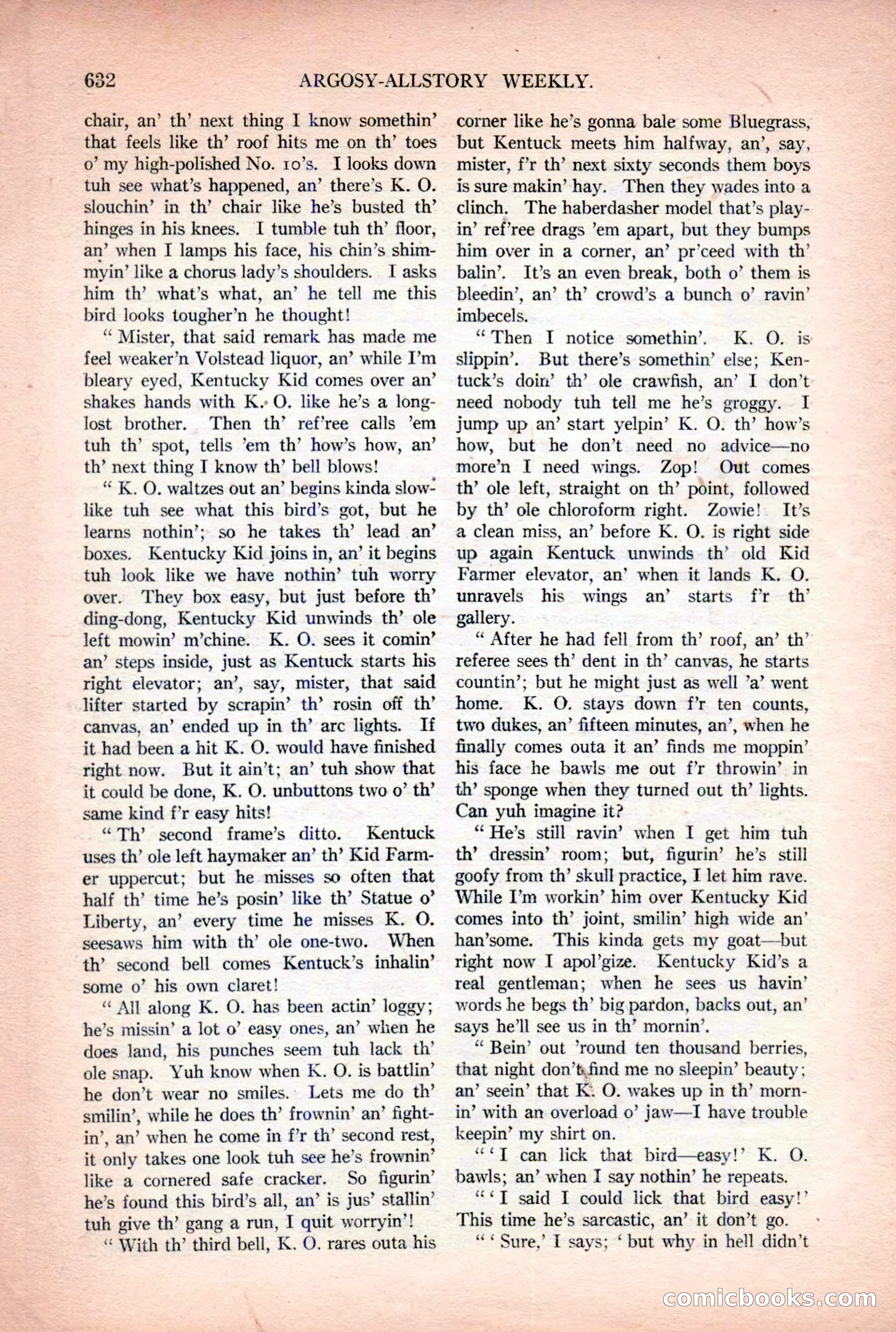 Argosy All-Story Weekly — page 162 of 176