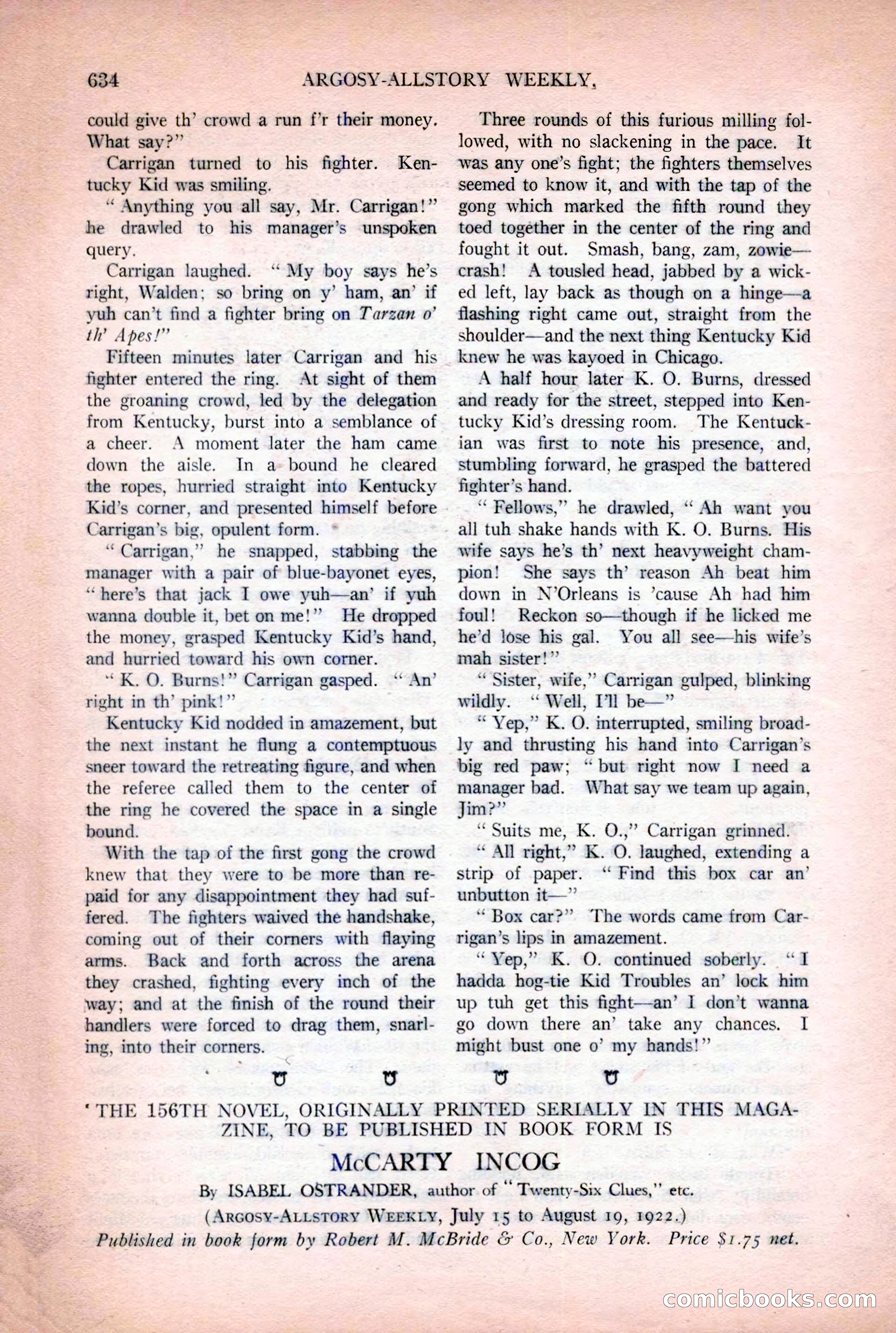 Argosy All-Story Weekly — page 164 of 176
