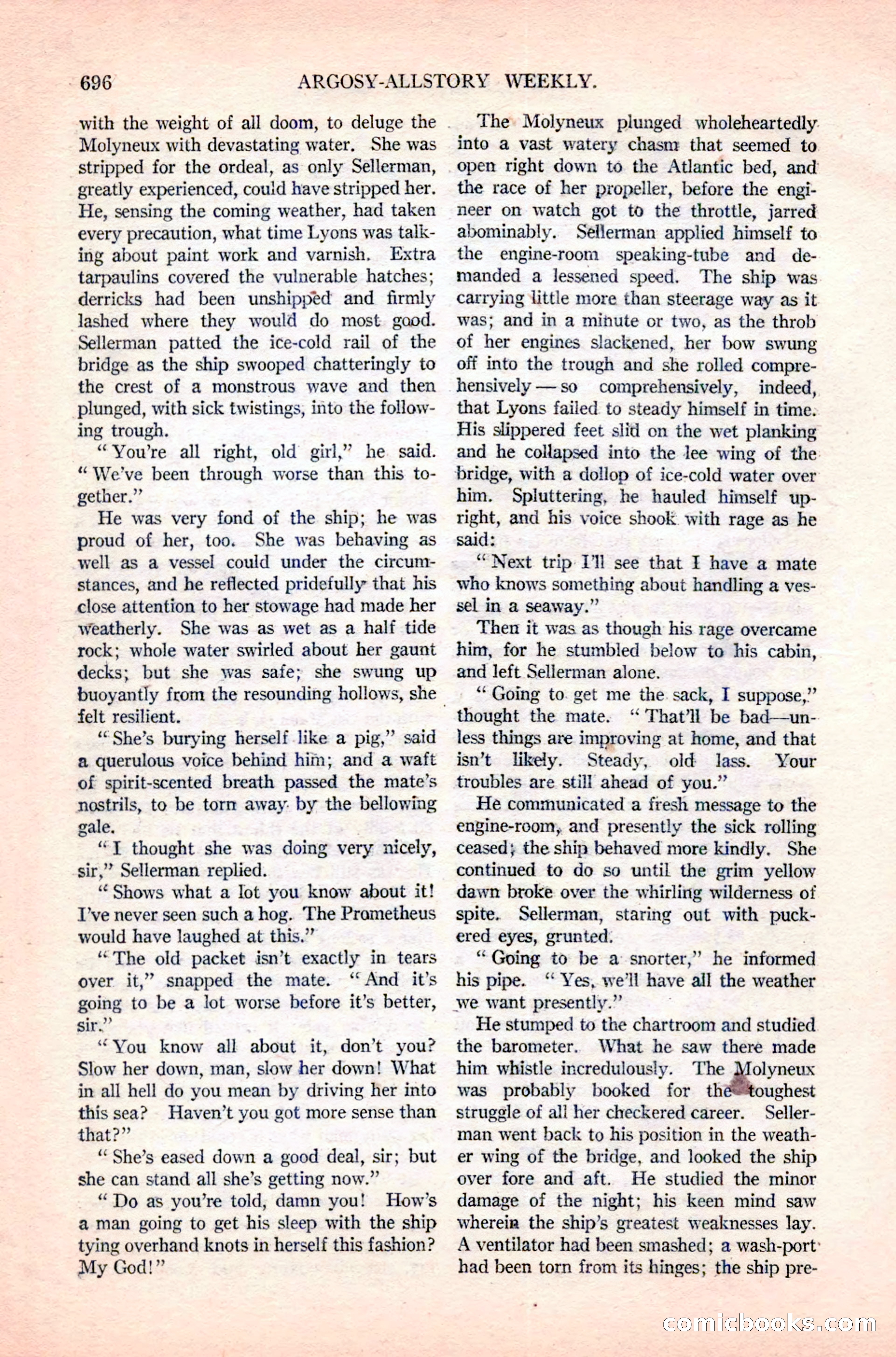 Argosy All-Story Weekly — page 70 of 180